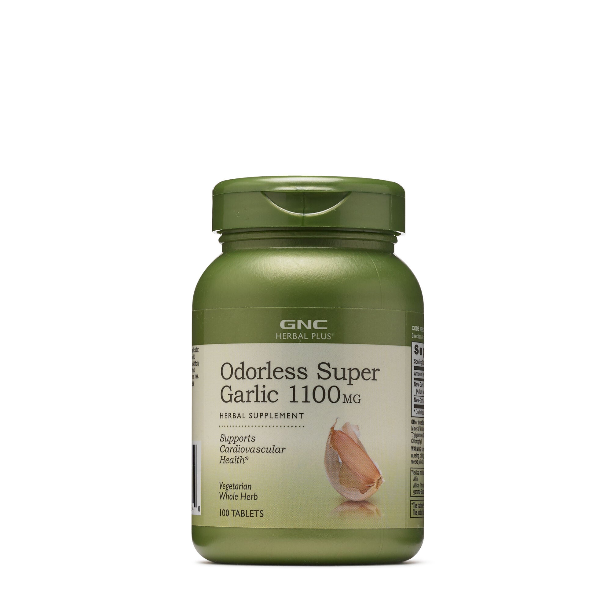 gnc herbal plus odorless super garlic 1100mg