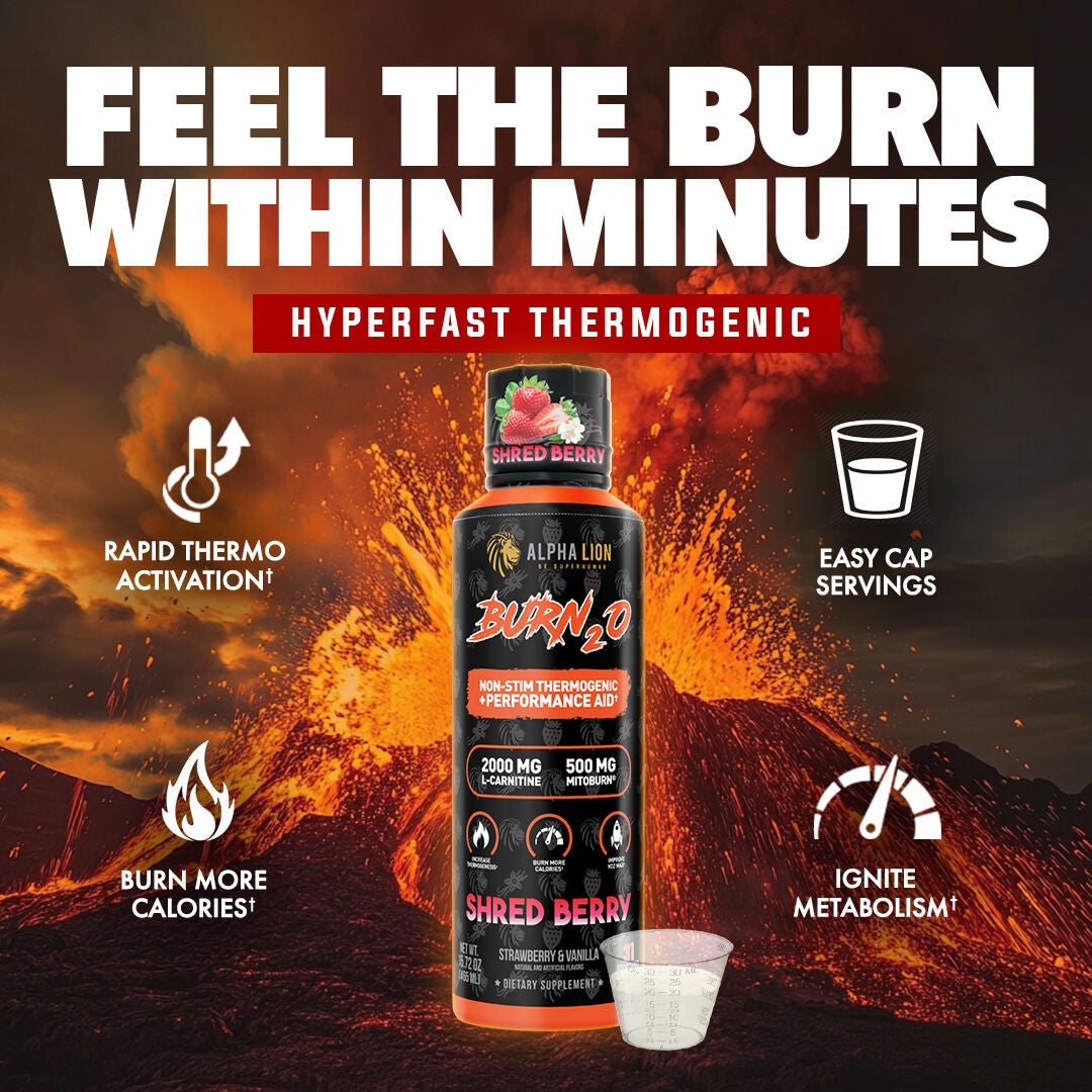 Burn2o Shredberry - 15 fl oz. (31 Servings) Shredberry | GNC