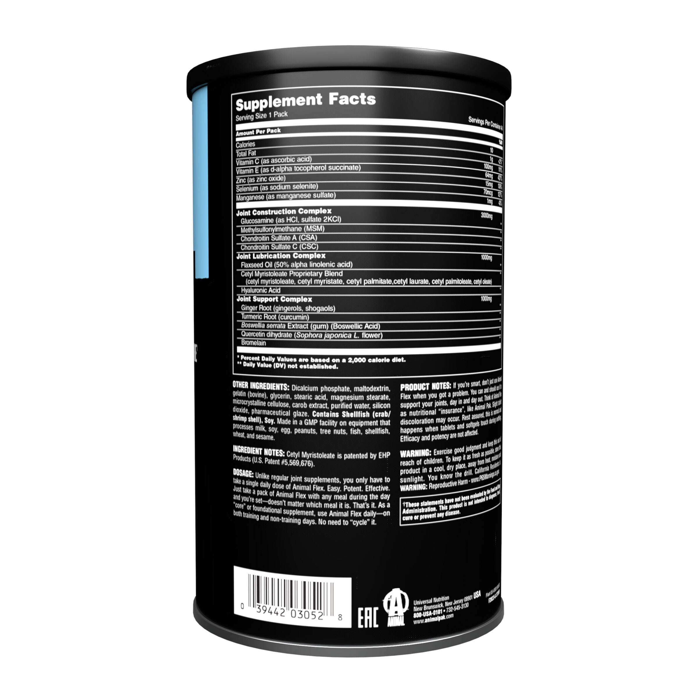 Animal Flex Comprehensive Joint Care - 44 Packs (44 Servings)