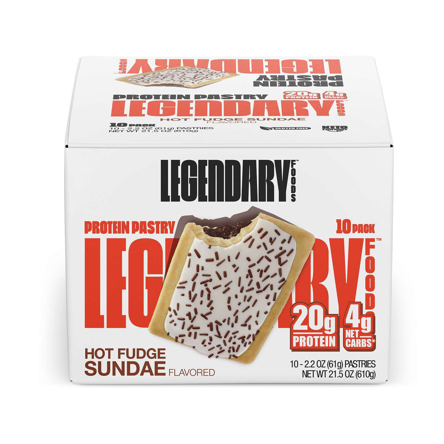 Protein Pastry - Hot Fudge (10 Pastries)  | GNC