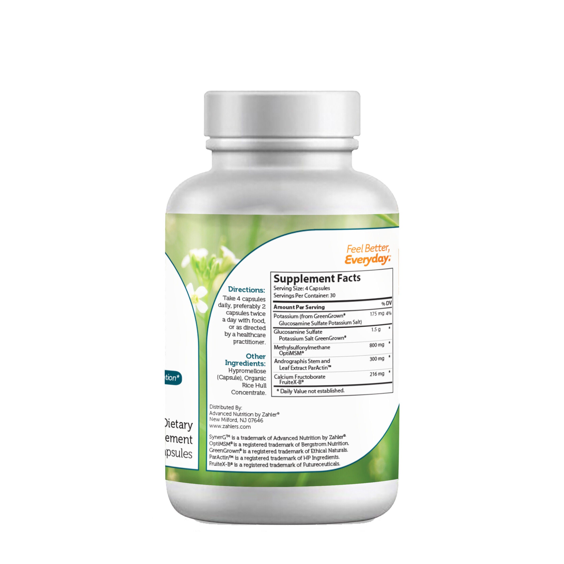 SynerG&trade; Advanced Glucosamine Sulfate - 120 Capsules (30 Servings)  | GNC