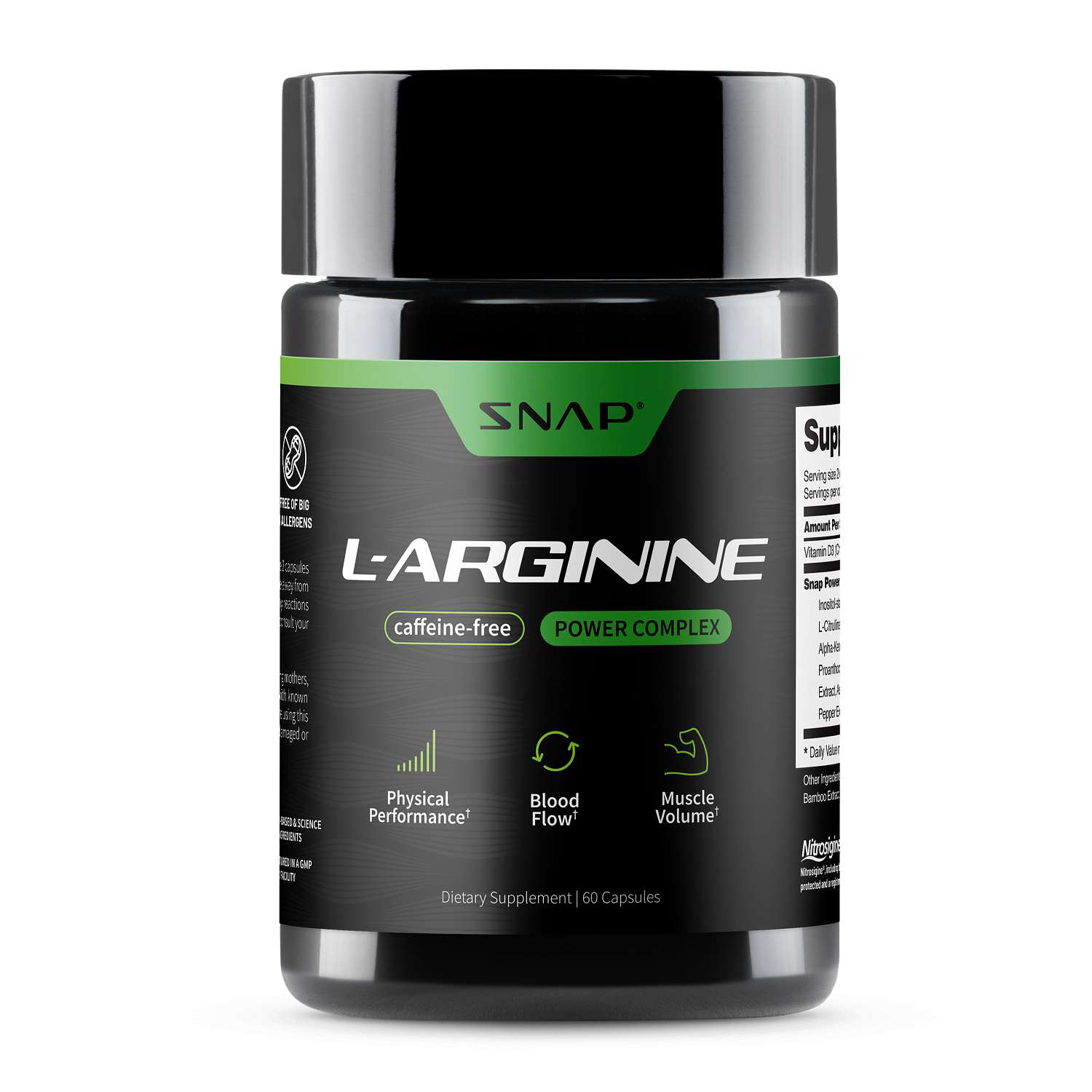 L-Arginine Power Complex - 60 Capsules (30 Servings)  | GNC