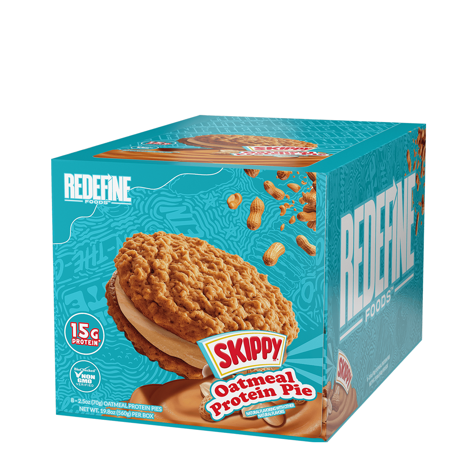 Skippy Oatmeal Protein Pie - Peanut Butter (8 Pies)  | GNC