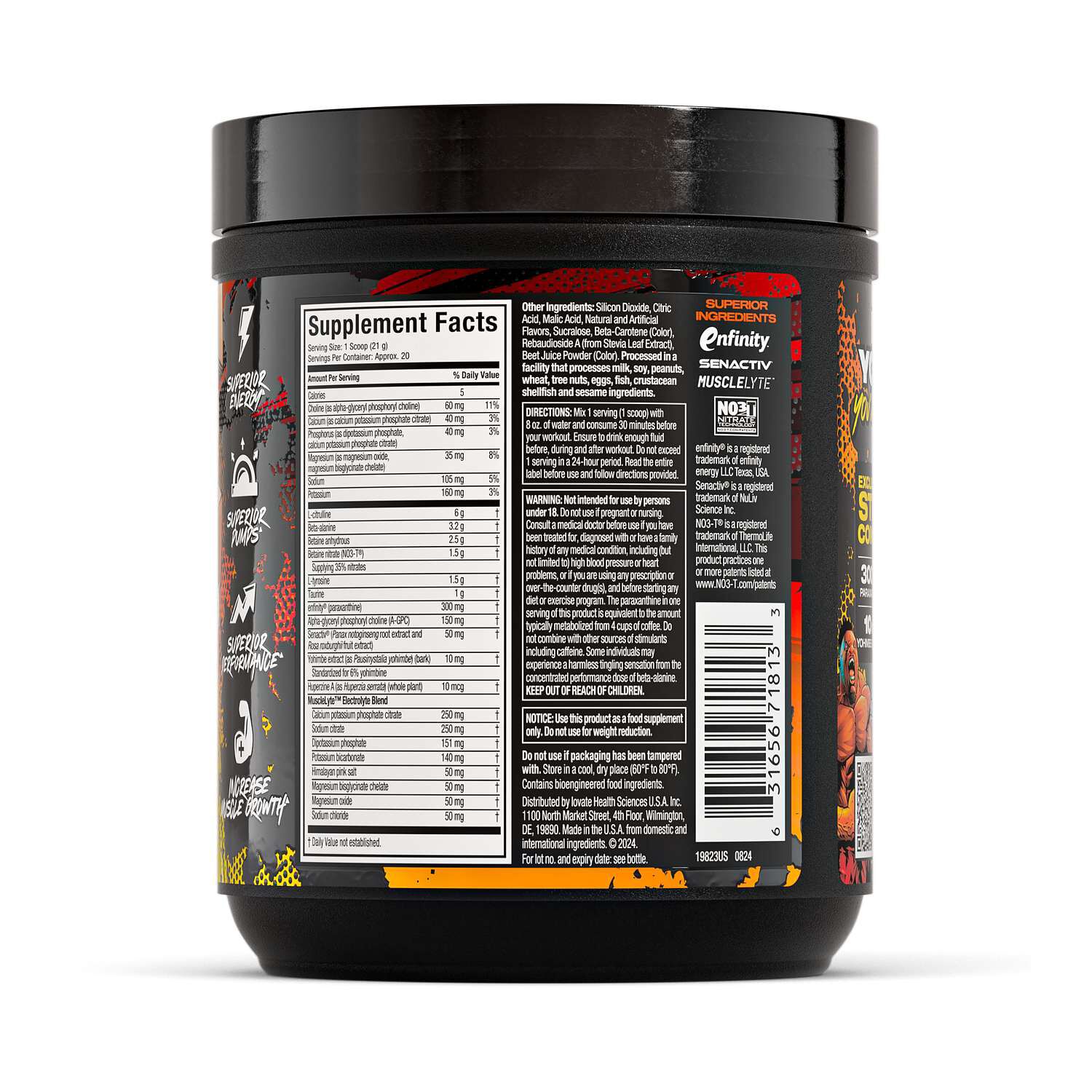 EuphoriQ Pre-Workout V2 - Boogieman Punch (20 Servings)