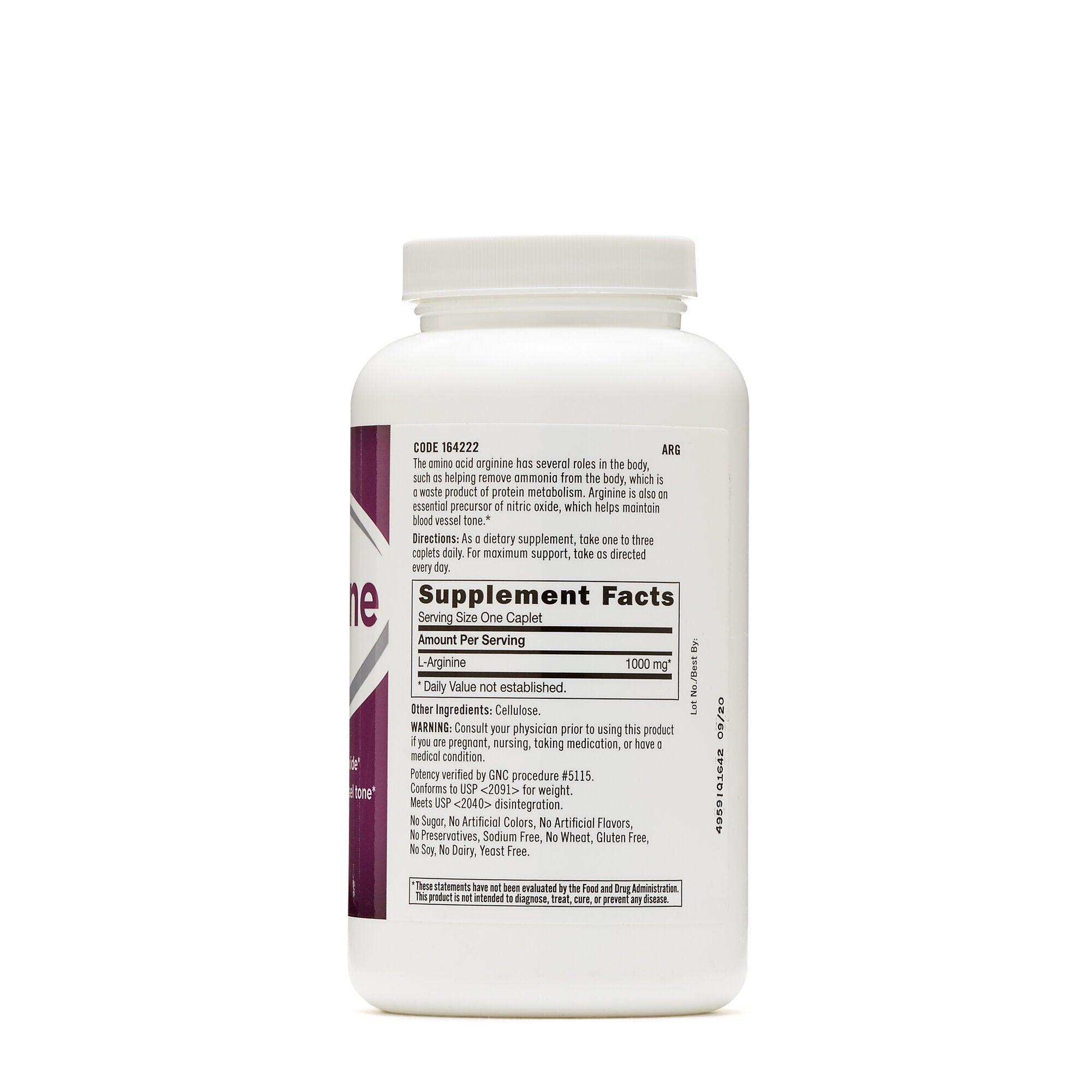 GNC LArginine 1000MG 48107123406 eBay