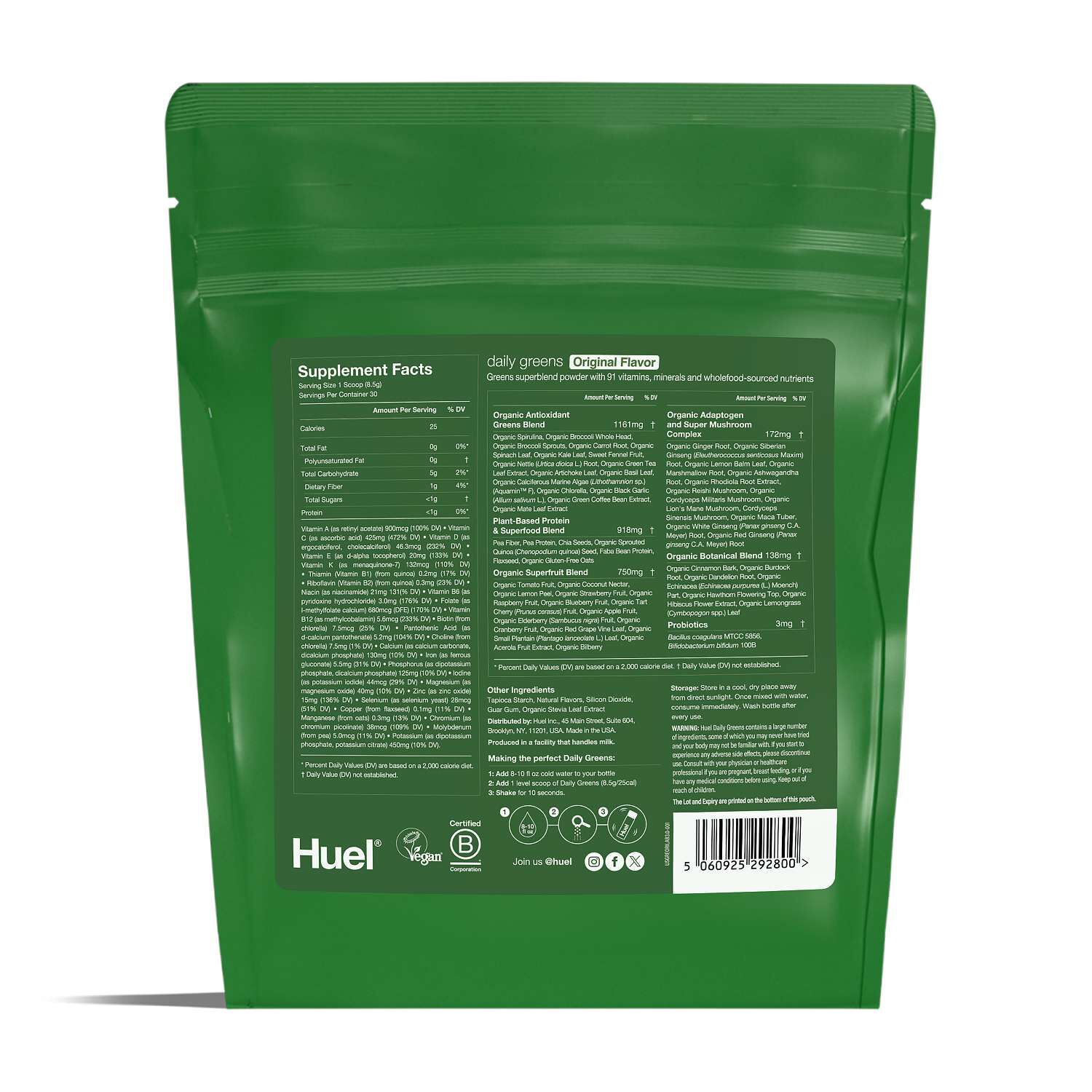 Daily Greens - Original - 9 oz. (30 Servings)