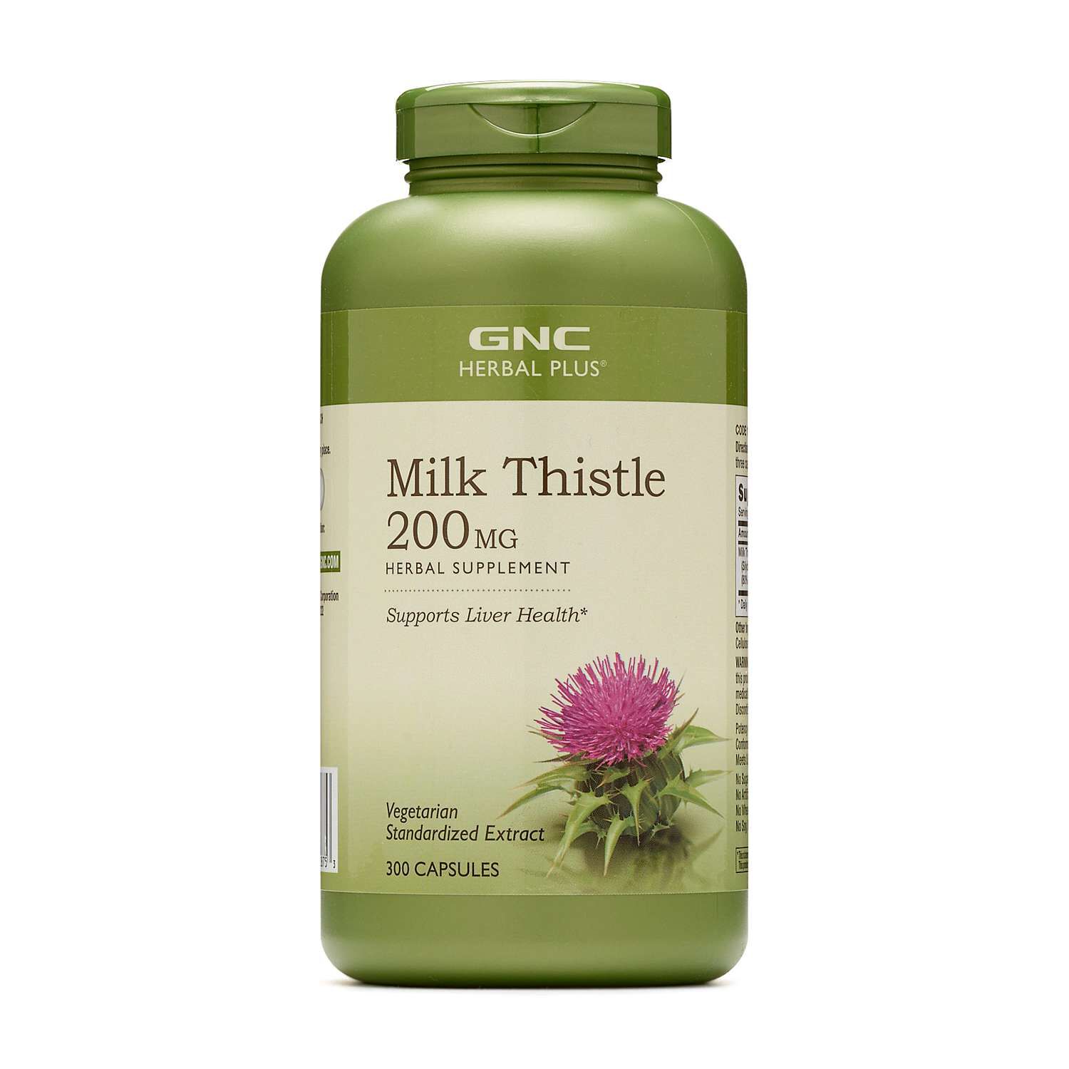 Milk Thistle 200mg - 300 Capsules (300 Servings)