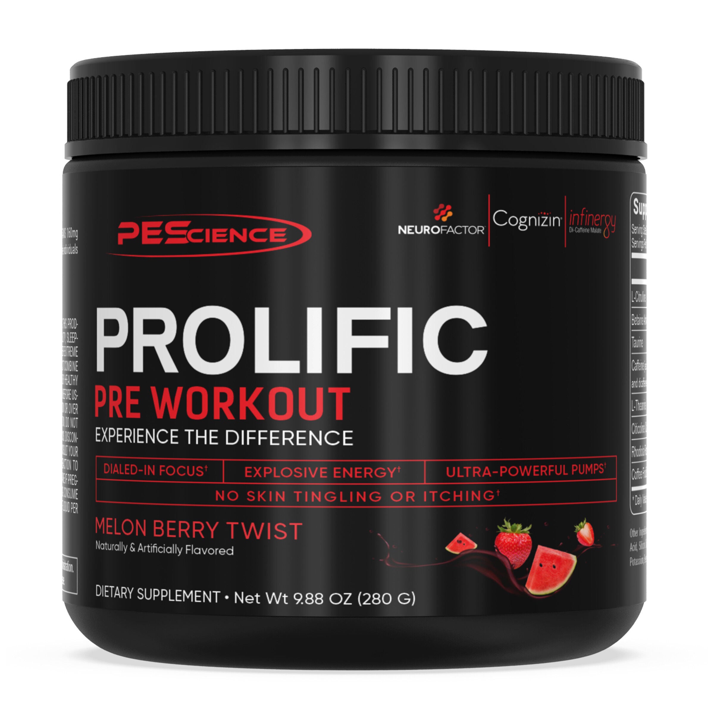 Prolific Pre-Workout - Melon Berry Twist (40 Servings)  | GNC