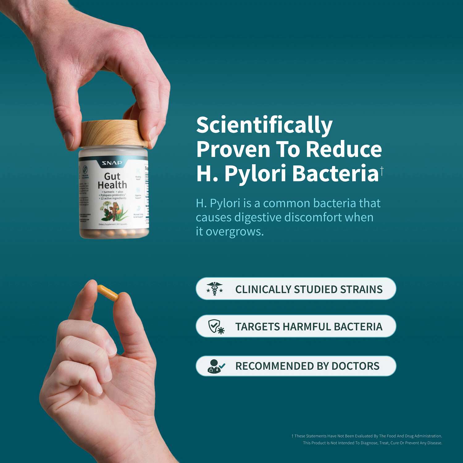 Gut Health Capsules - 60 Capsules (30 Servings)  | GNC