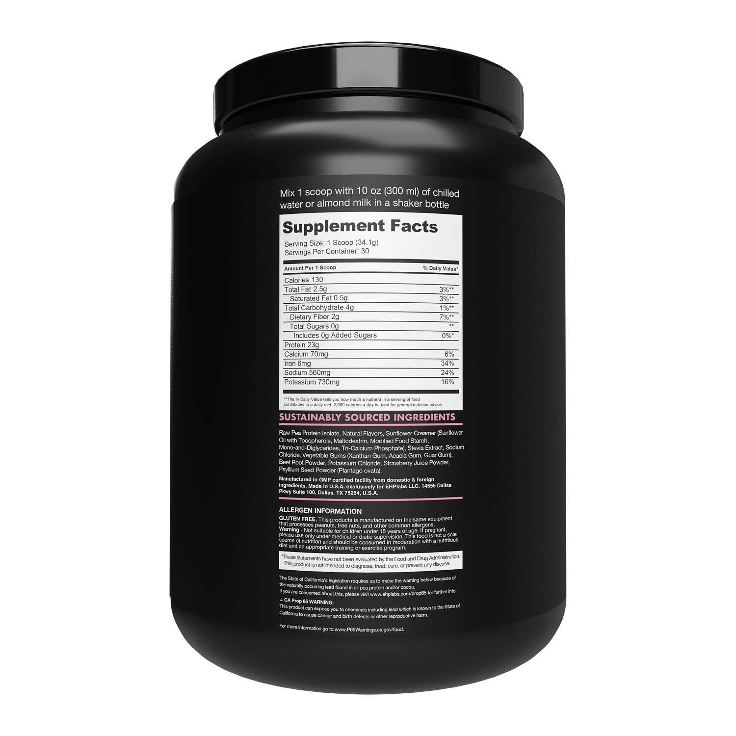 Plant Protein Powder - Strawberry Mylk (30 Servings)