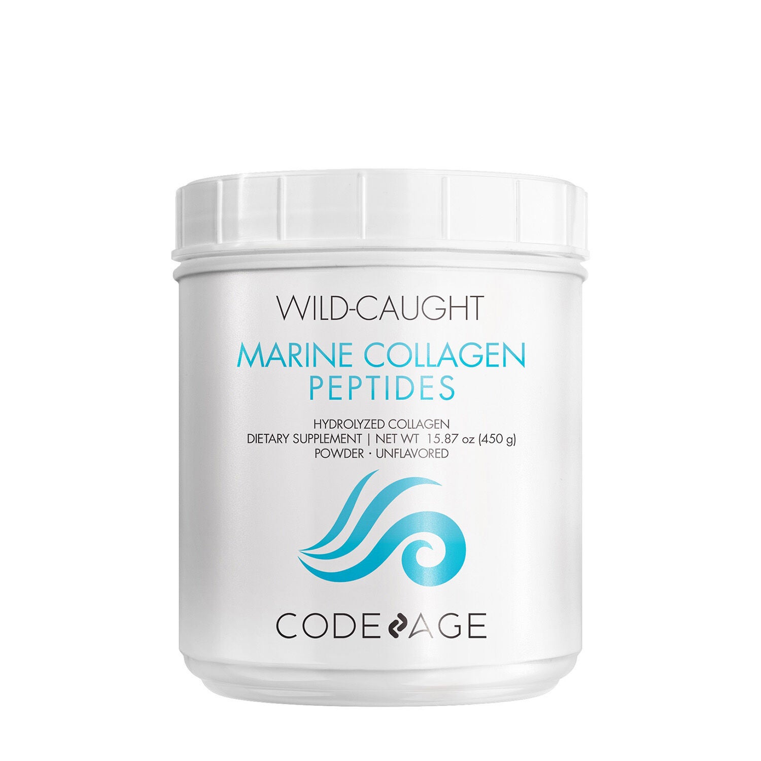 Wild-Caught Marine Hydrolyzed Collagen Peptides Powder Type I and III -  15.87 oz.