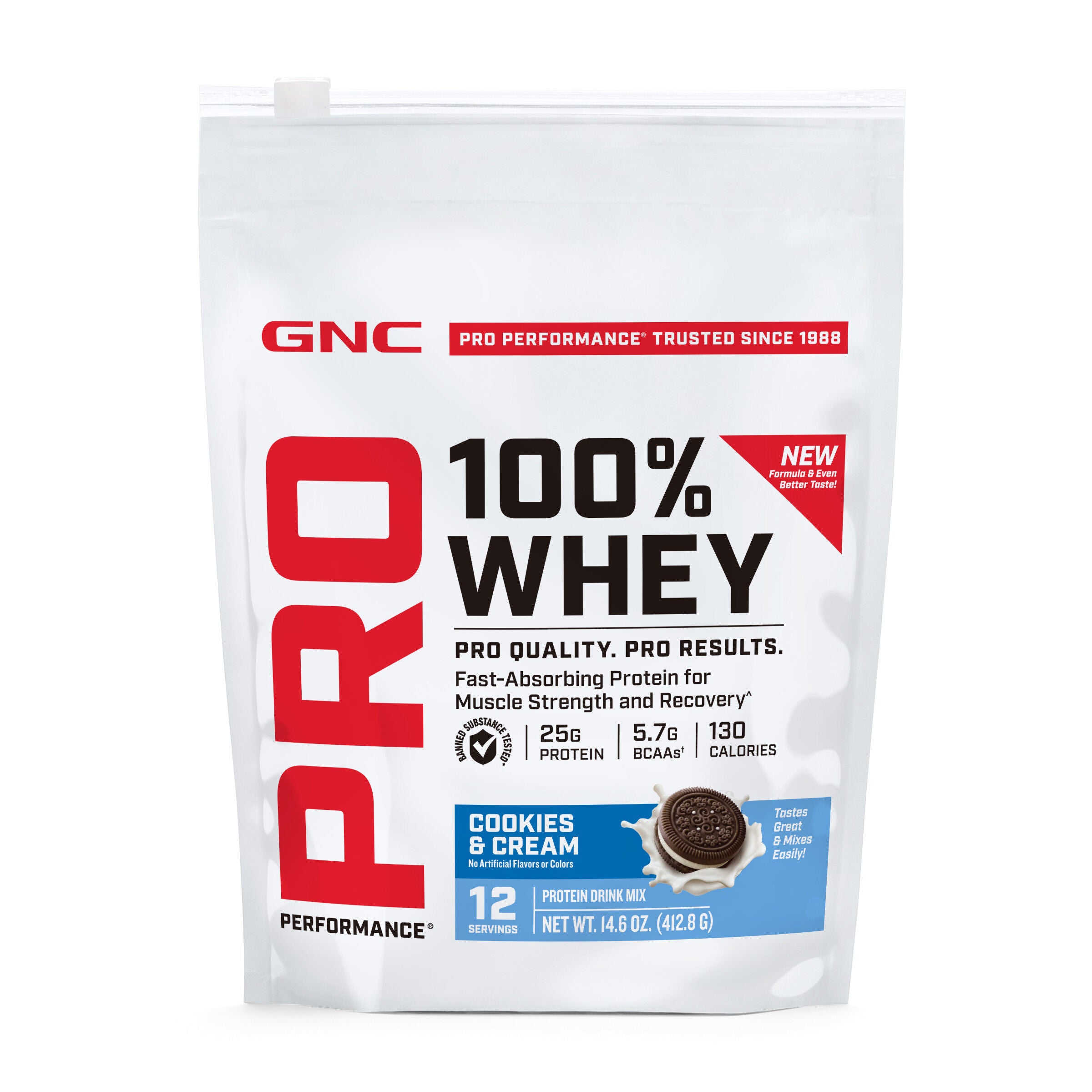 100% Whey 2.0 - Cookies &amp; Cream (12 Servings)  | GNC