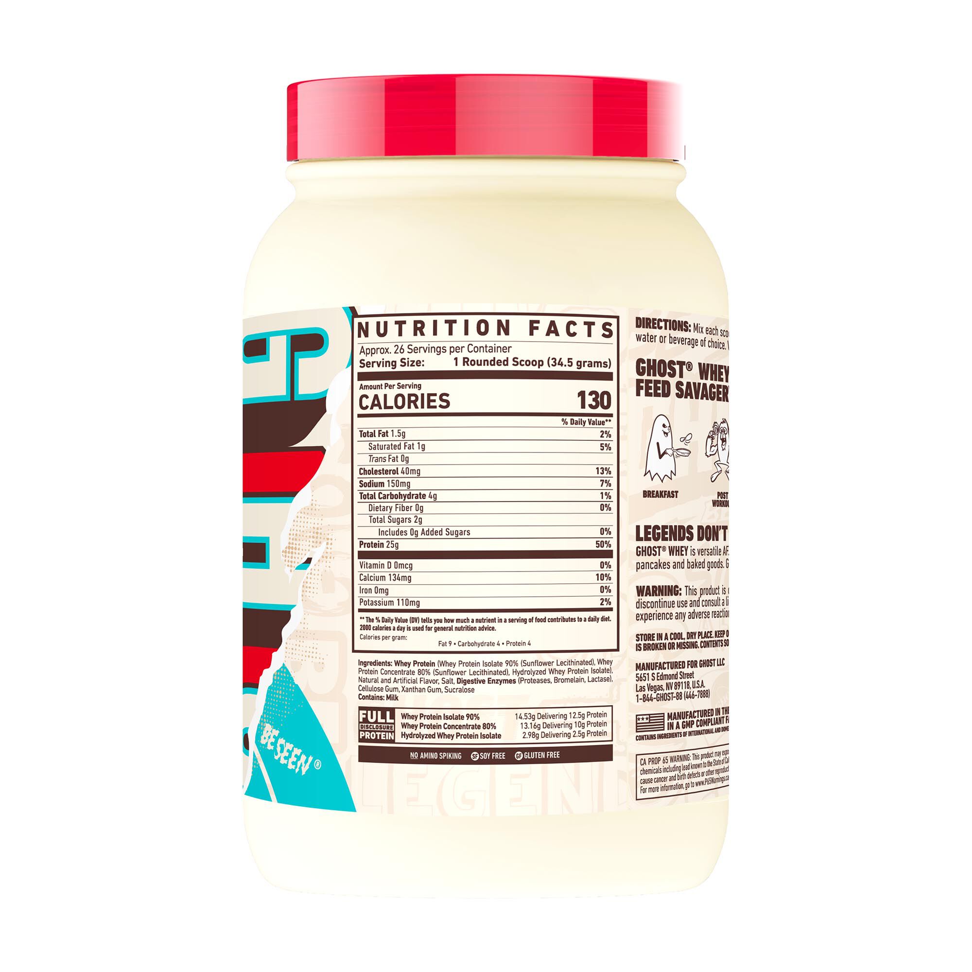 GHOST WHEY PROTEIN Cereal Milk GNC