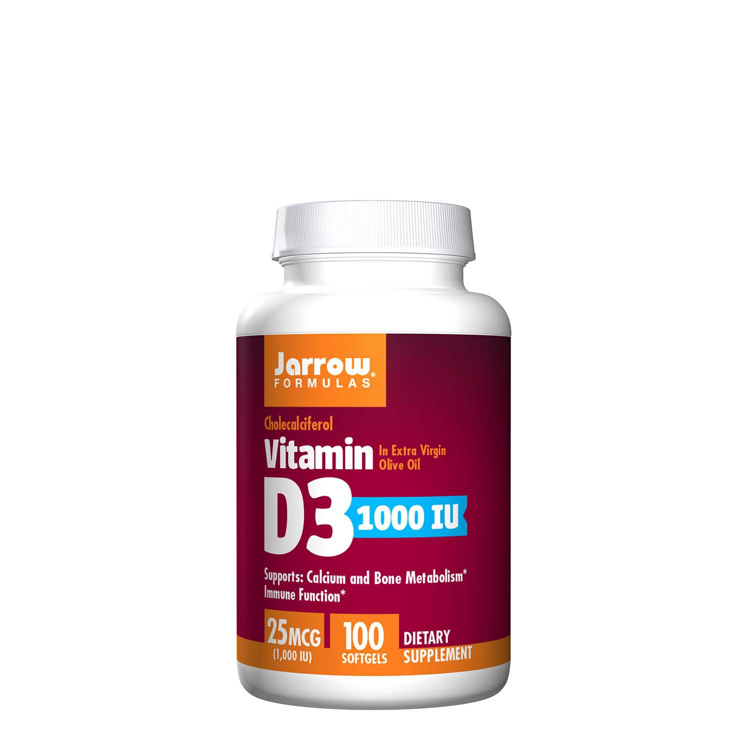 Jarrow Formulas Vitamin D3 1000 Iu