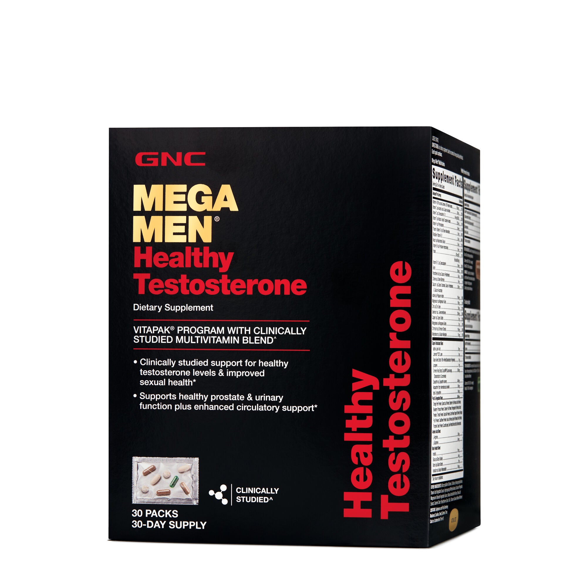 GNC Mega Men Healthy Testosterone Vitapak Program