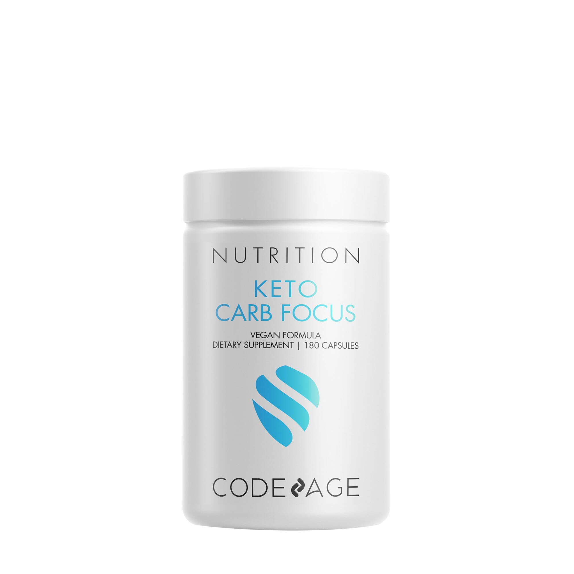 Keto Carb Focus - Vegan Carb Blocker - White Kidney, Green Tea, Cinnamon -  180 Caupsules
