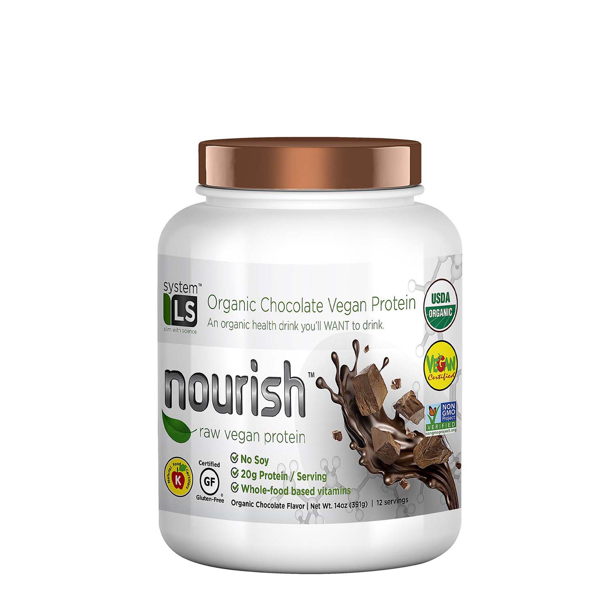 Nourish™ Raw Vegan Protein - Organic Chocolate