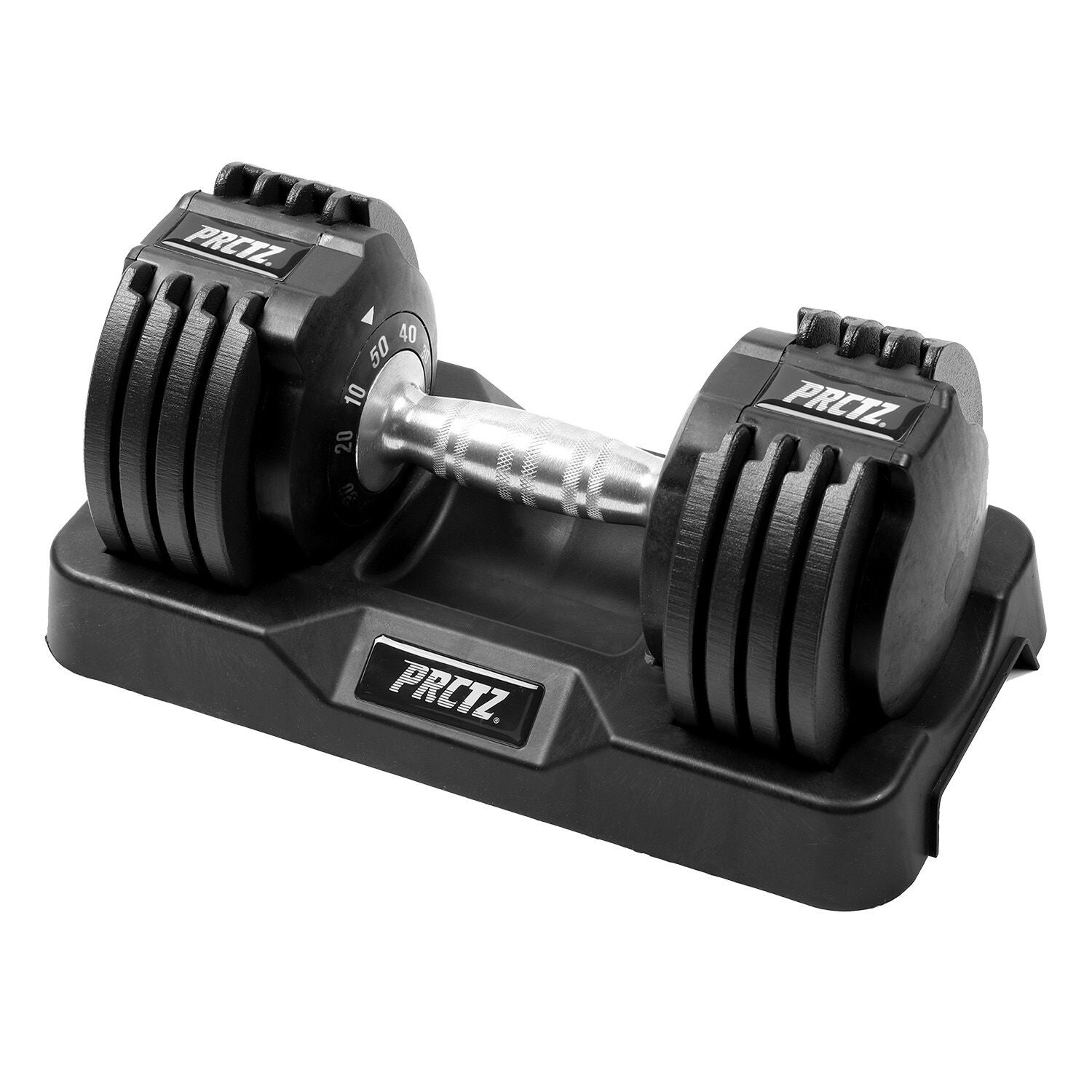 Healthy Lifestyle Raw Fitness Dumbbells PRCTZ 10-50 Lb Adjustable
