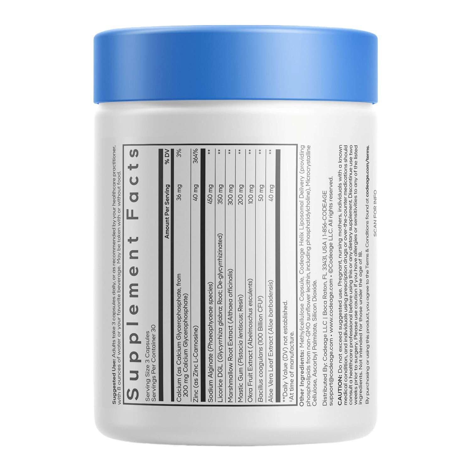 Acid Defense+ - 90 Capsules (30 Servings)