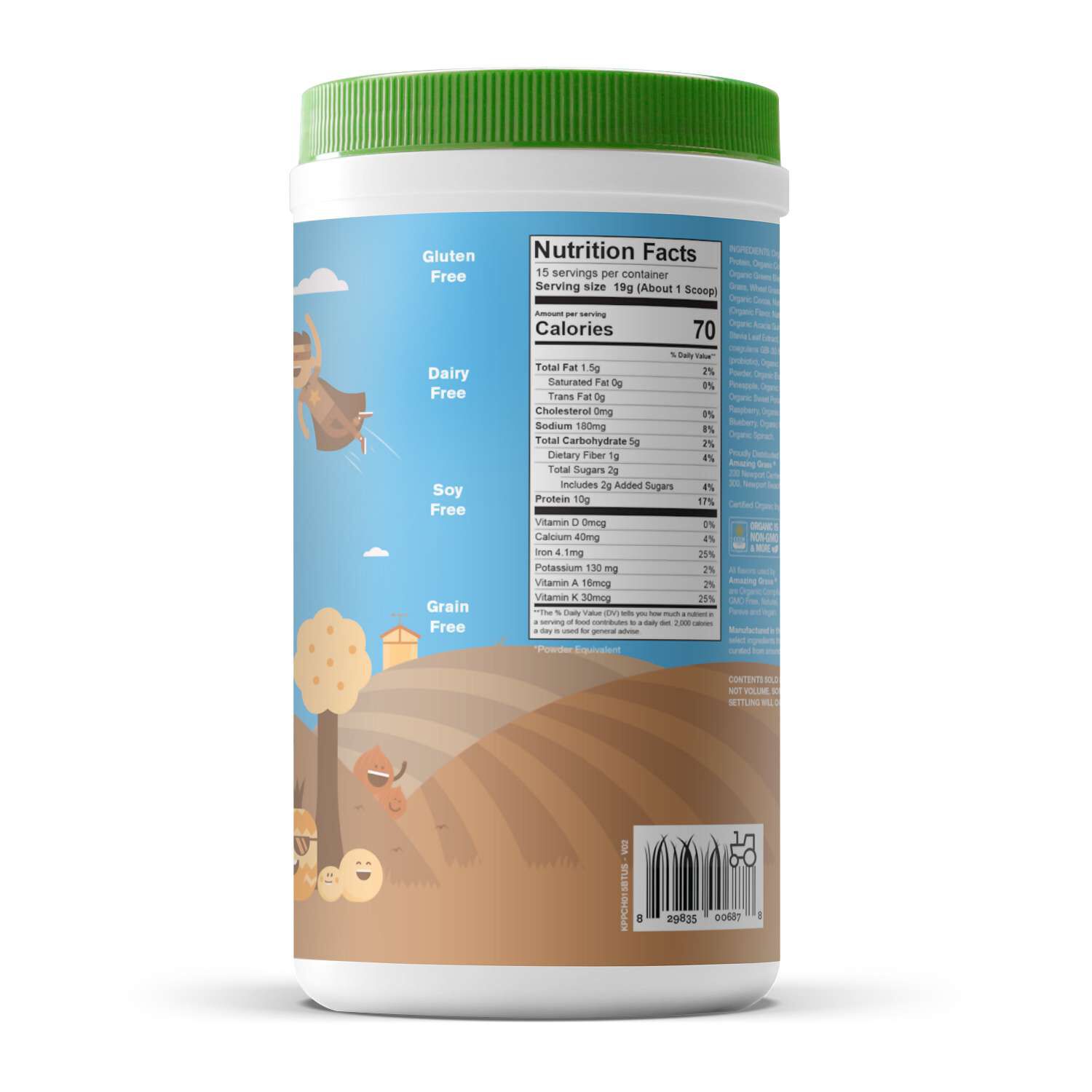 Kidz Superfood Protein + Probiotics - Extreme Chocolate (15 Servings)  | GNC