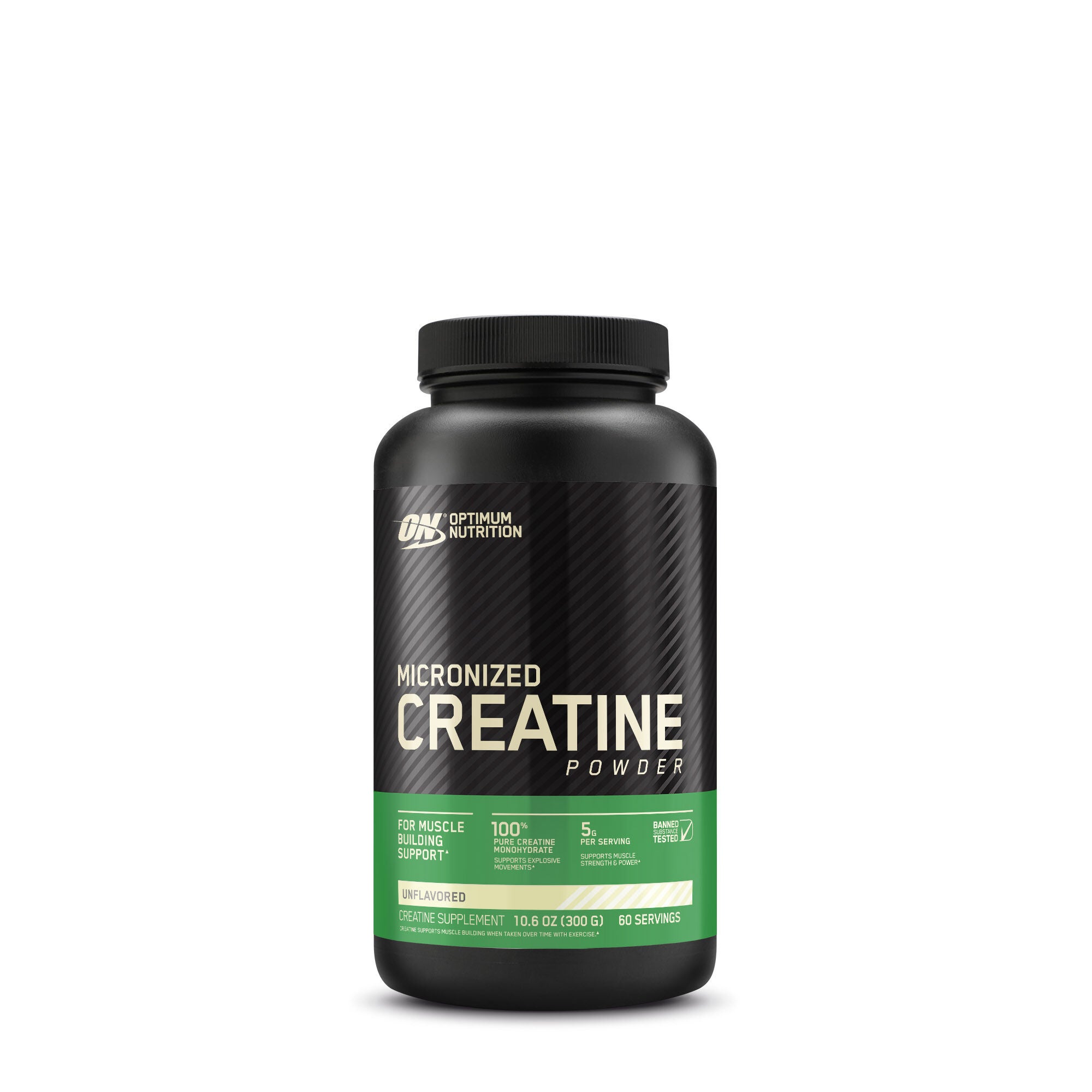 Creatine Monohydrate Powder 300 Grams (10.6oz), Unflavored