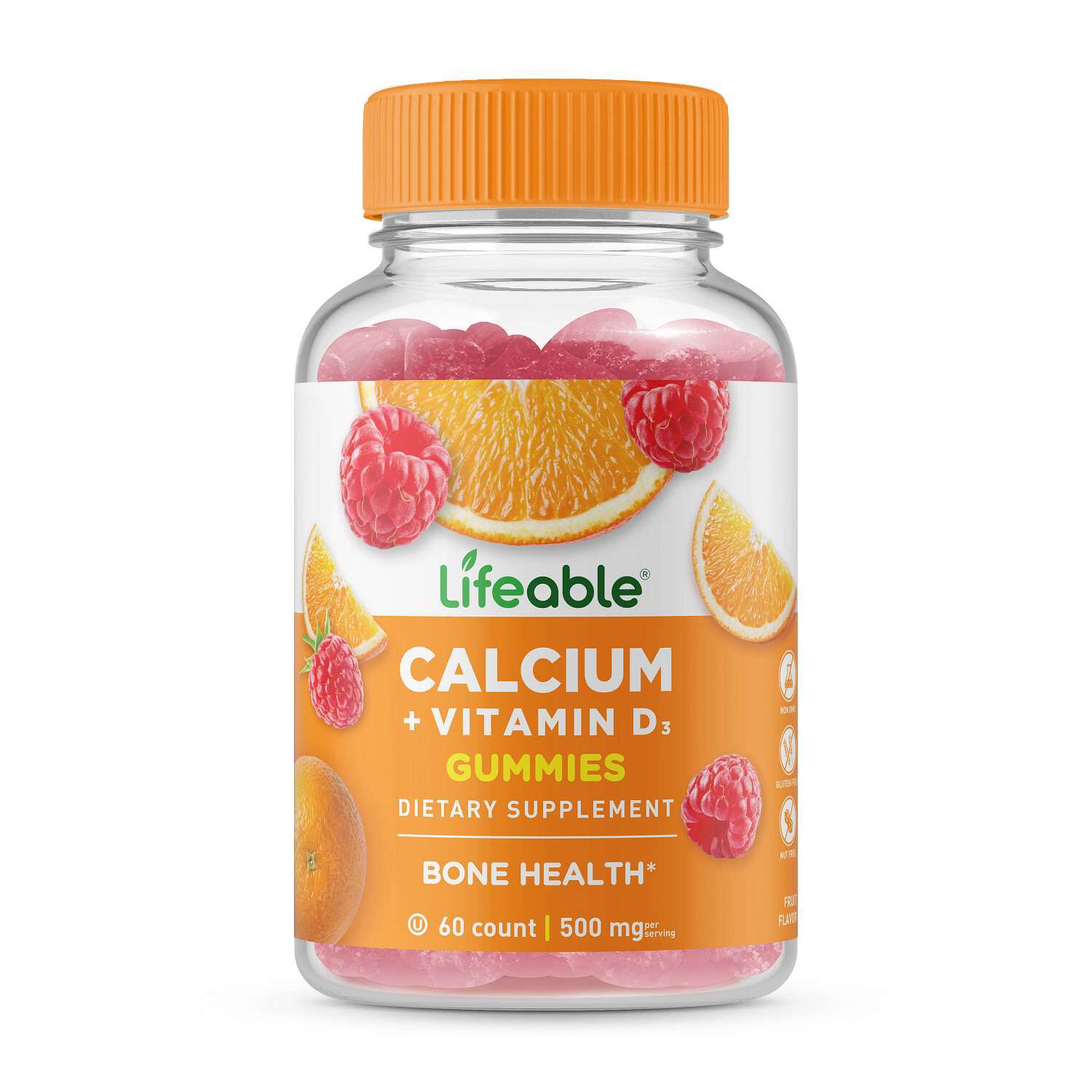 Calcium and Vitamin D3 - 60 Gummies (30 Servings)  | GNC