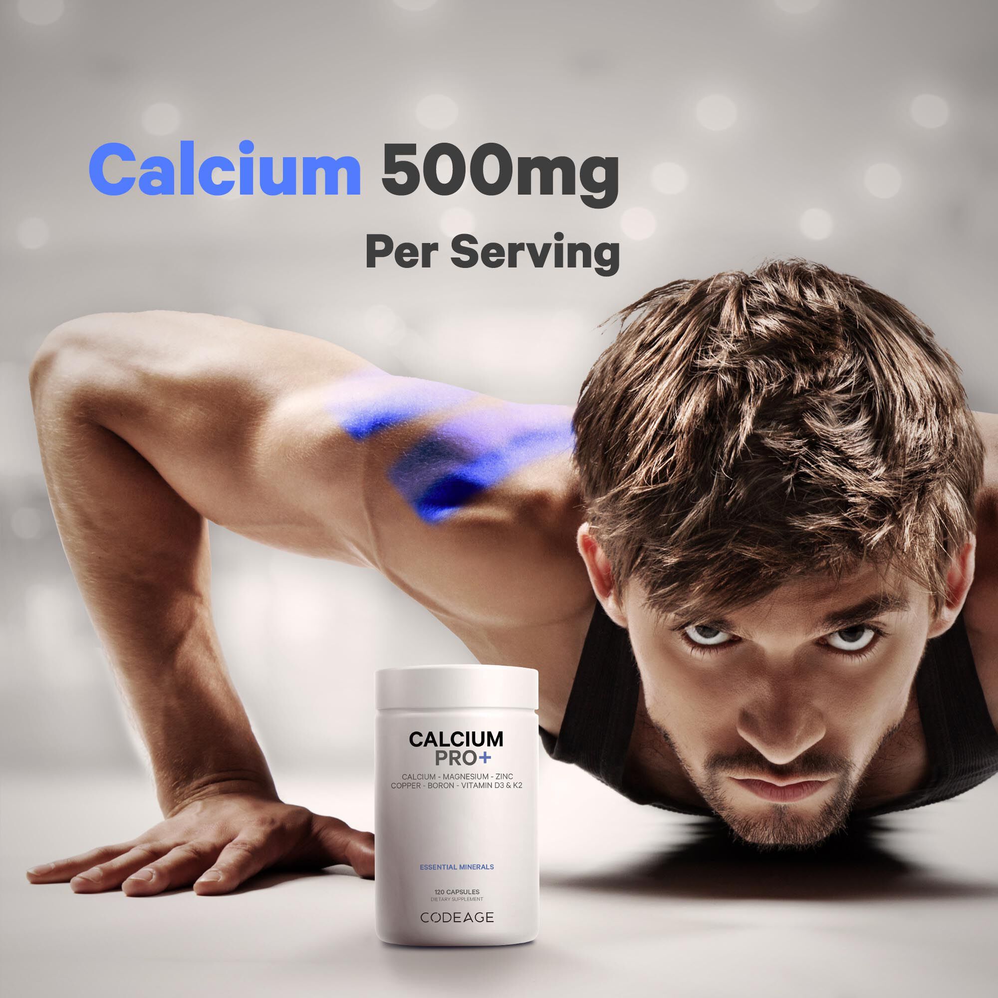 Calcium Pro+ - 120 Capsules (120 Servings)