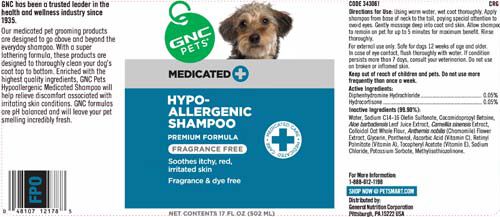 gnc medicated shampoo