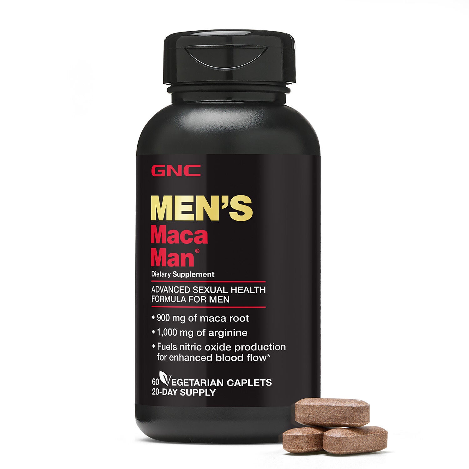 Maca Man&reg; Sexual Health Supplement - 60 Capsules (20 Servings)  | GNC