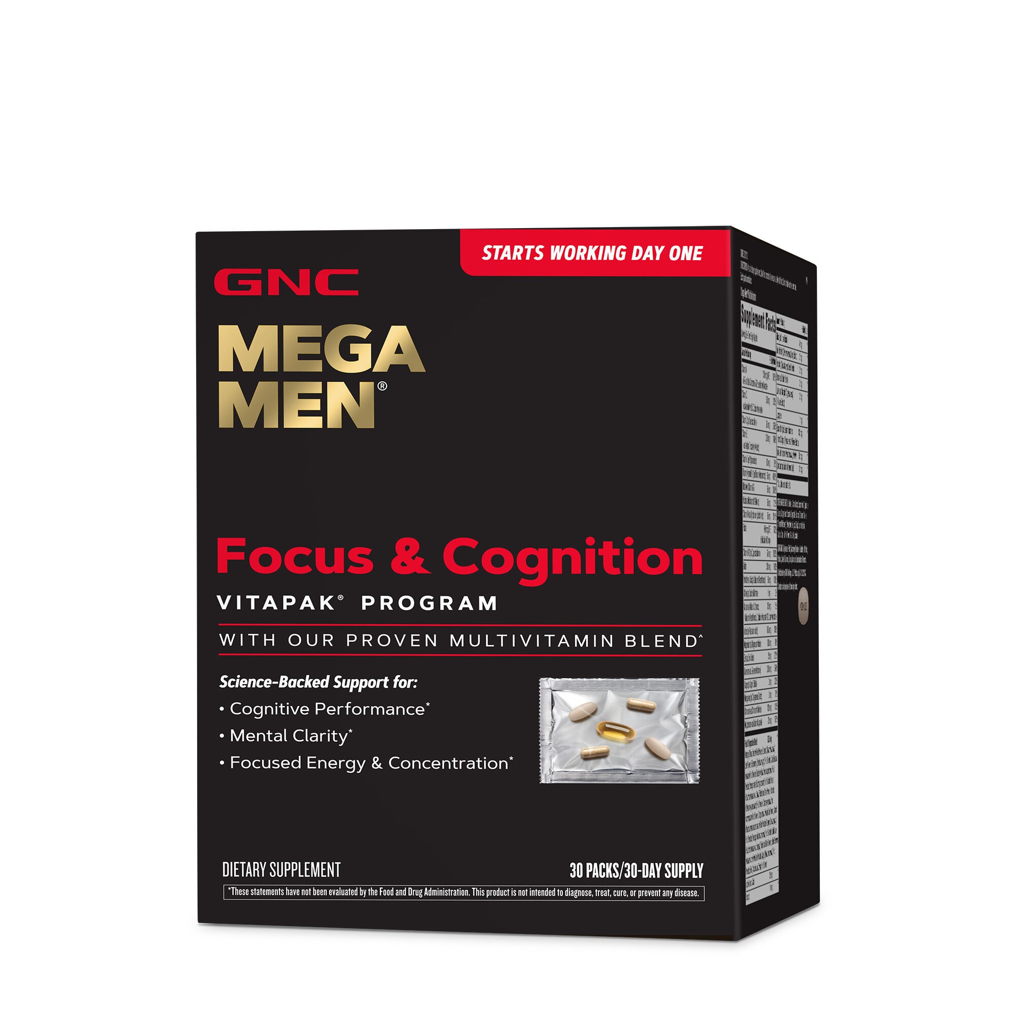 Focus Cognition Vitapak Program 30 Vitapaks 30 Servings
