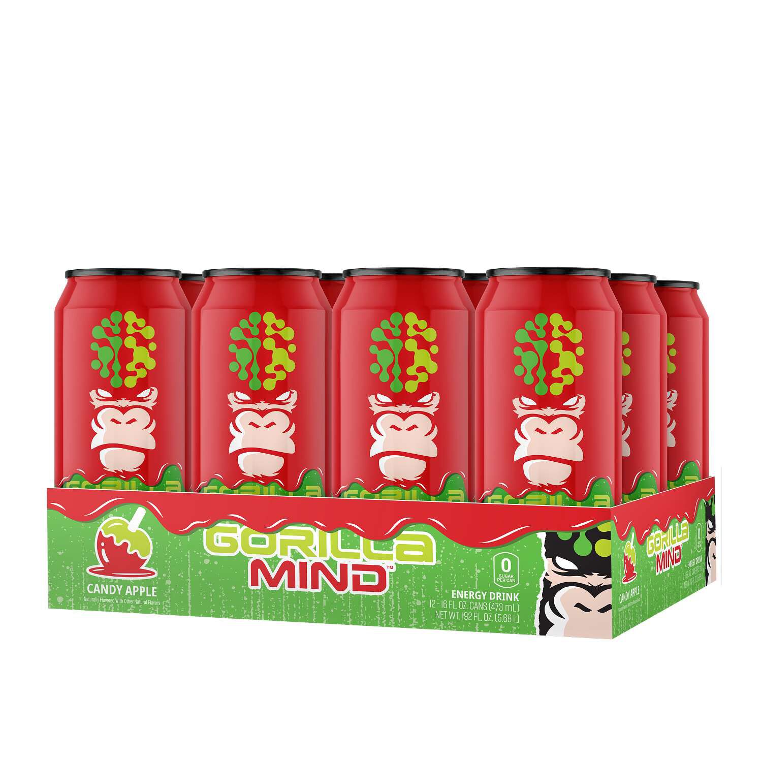Energy Drink - Candy Apple - 16oz. (12 Cans)  | GNC
