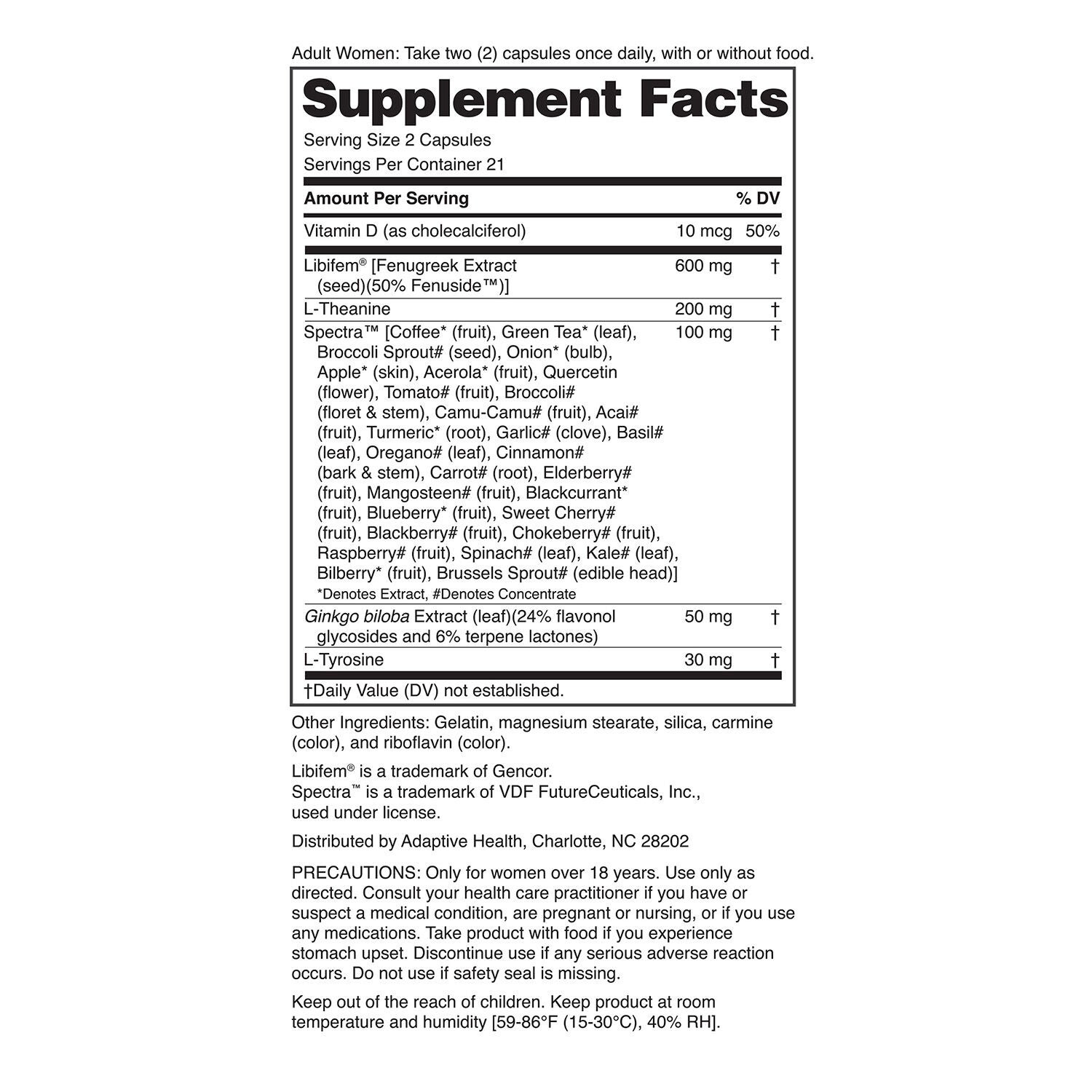Libido: Women's Sexual Vitality Booster - 60 Tablets  | GNC