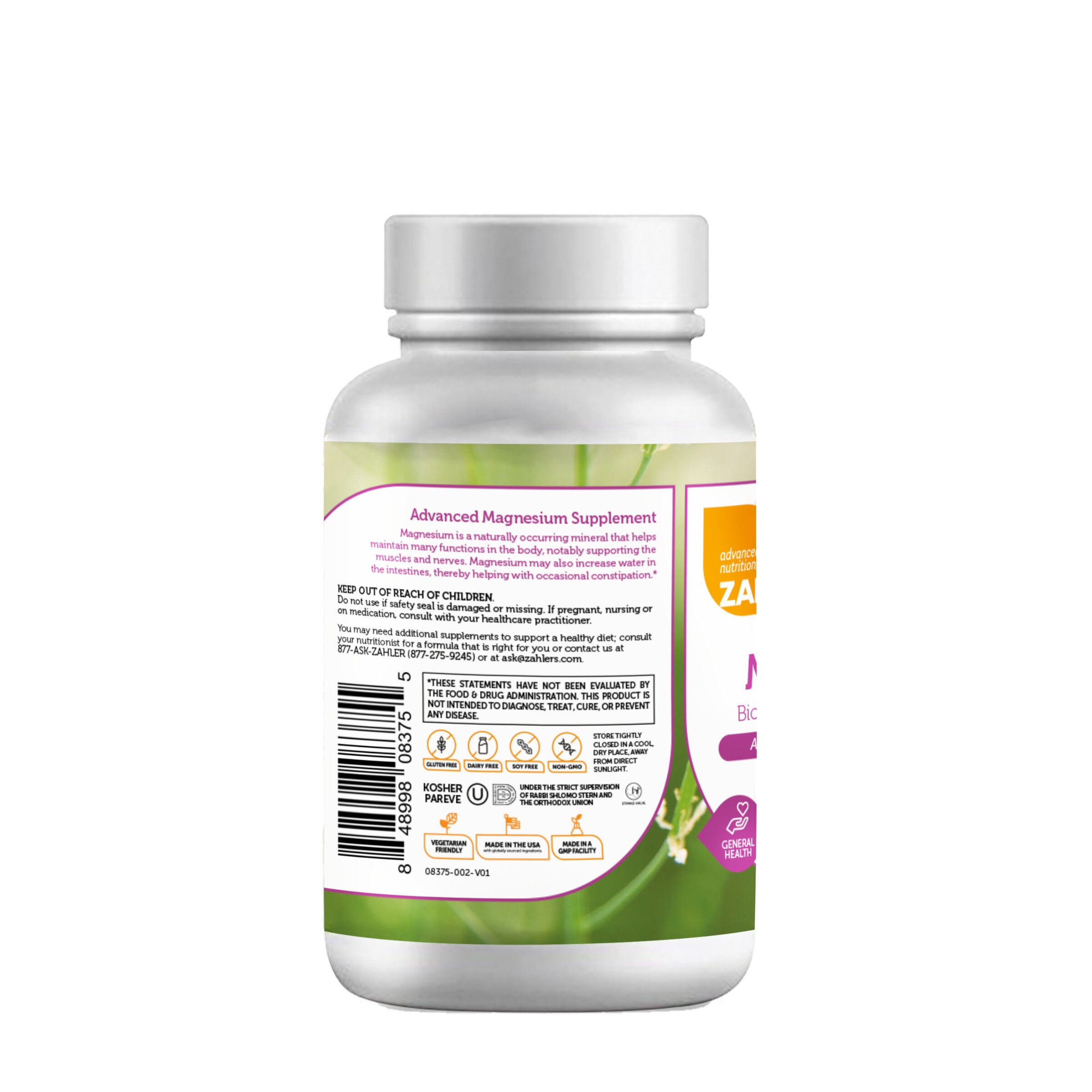 Magnesium Citrate - 90 Capsules (90 Servings)  | GNC