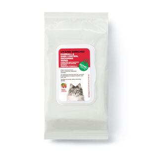 Hairball &amp; Shed Control Grooming Wipes- Sweet Cherry Almond - 100 Wipes  | GNC