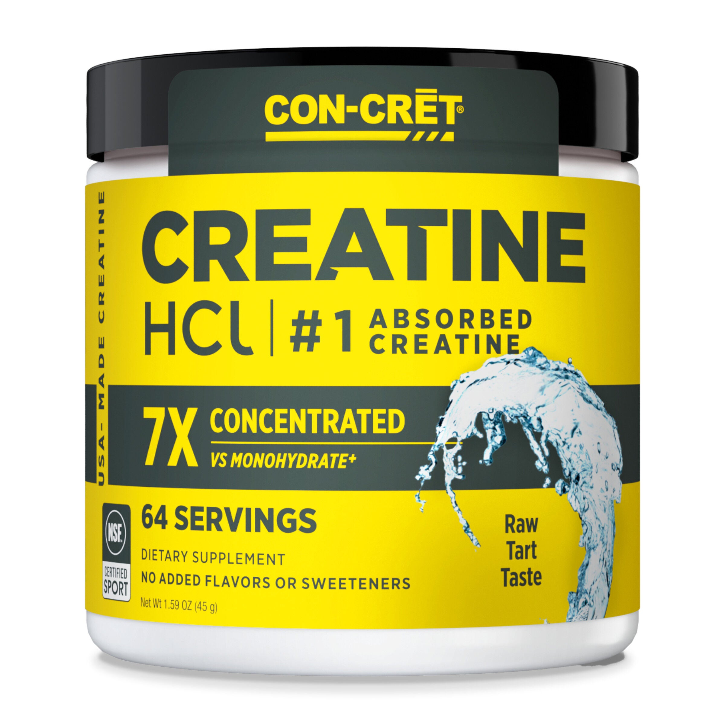 "Creatine HCl: Boost Strength, Minimize Bloat & Water Weight"