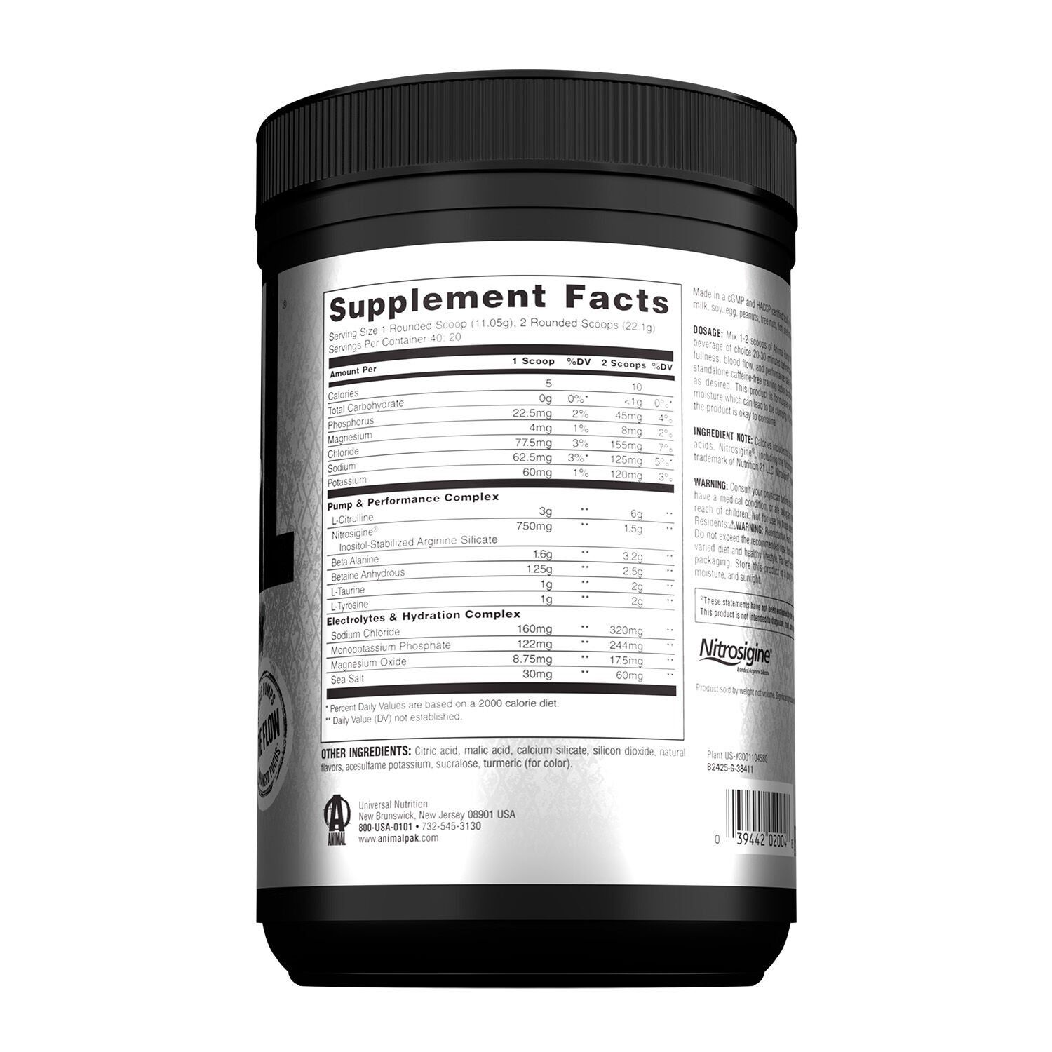 Pump Non-Stim Pre-Workout - Lemon Surge (20/40 Servings)