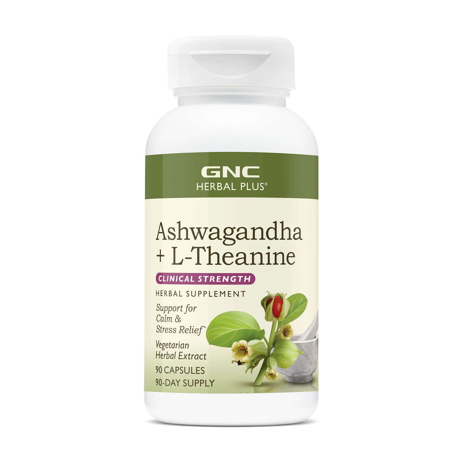Ashwagandha + L-Theanine - 90 Capsules (90 Servings)