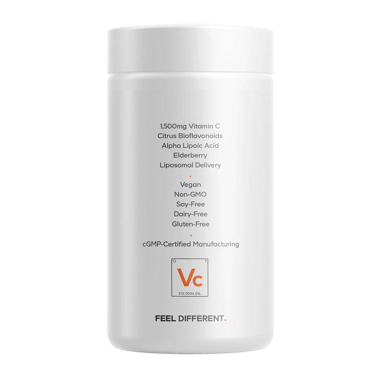 Liposomal Vitamin C + 1500mg - 180 Capsules (60 Servings)  | GNC