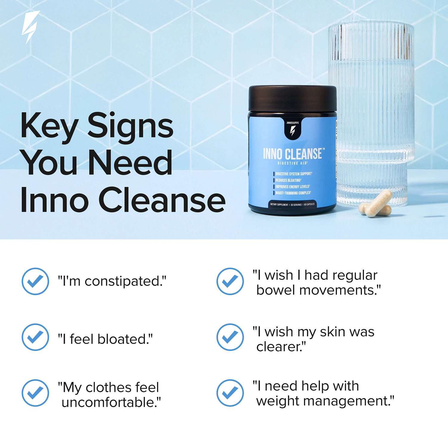 Inno Cleanse&trade; - 60 Capsules (30 Servings)  | GNC