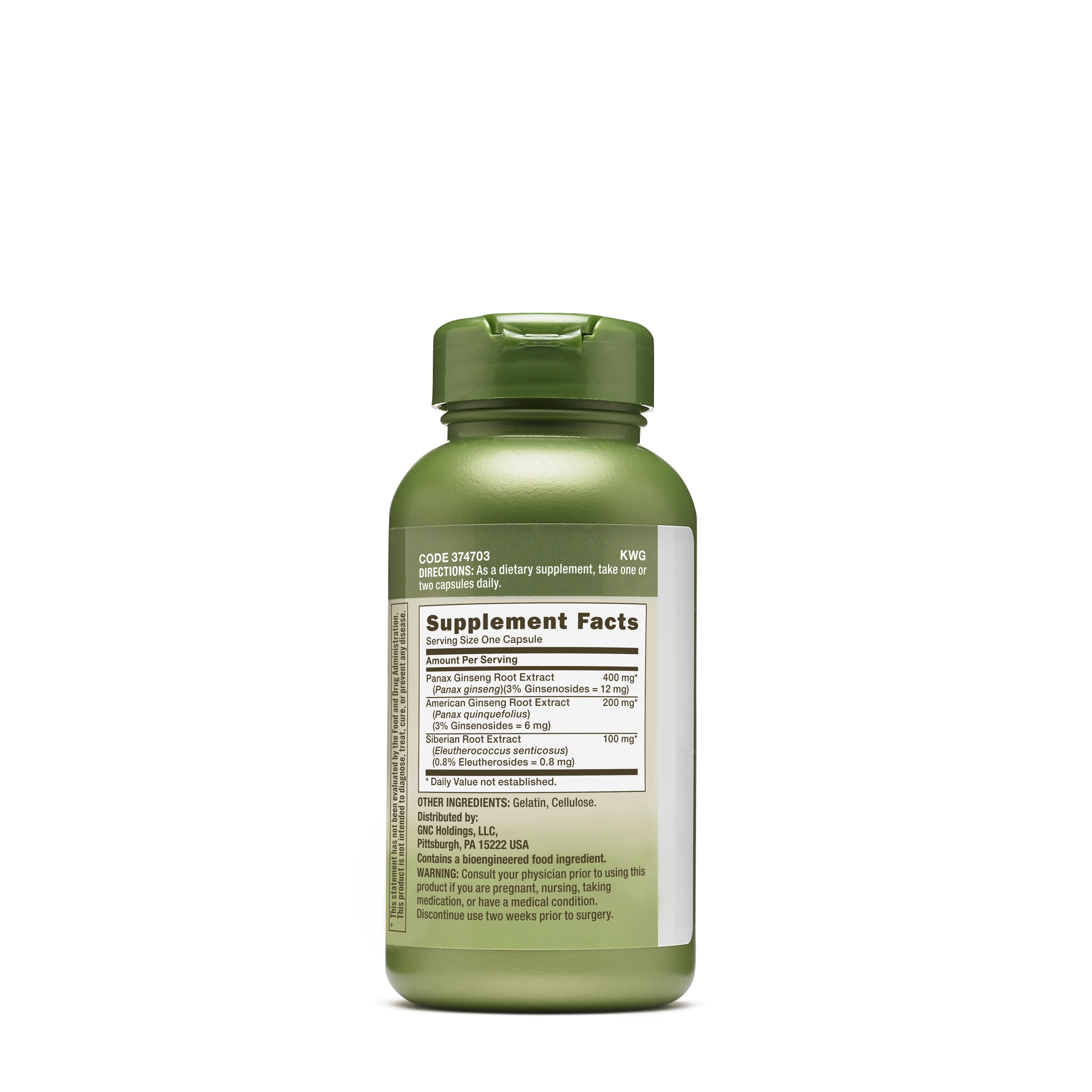 Triple Ginsa&trade; - 100 Capsules &#40;100 Servings&#41;  | GNC