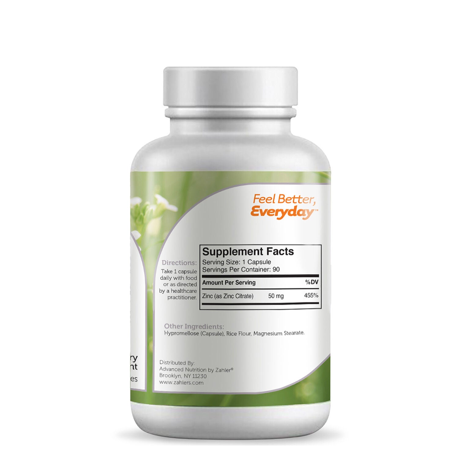 Zinc - 90 Capsules (90 Servings)  | GNC