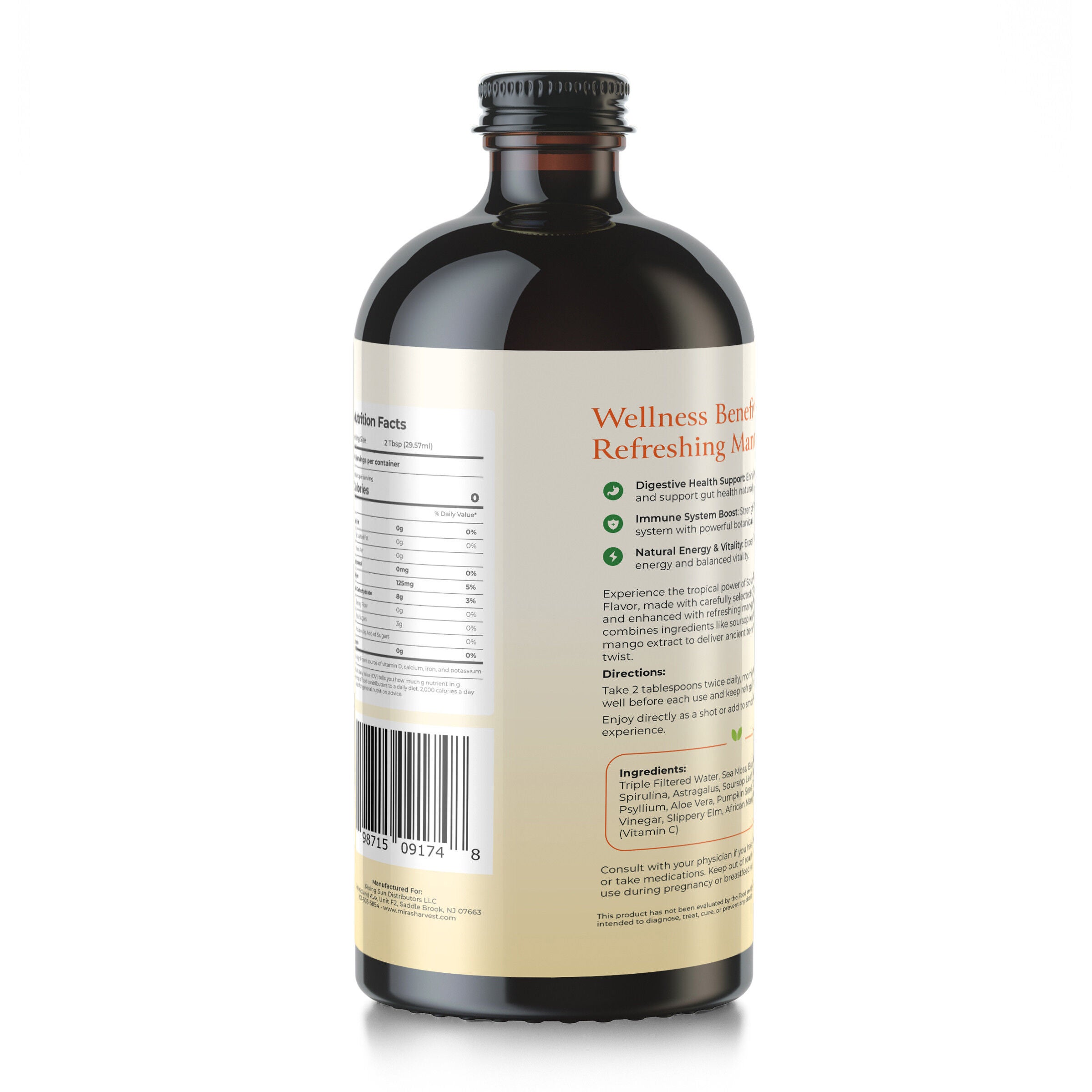Soursop Bitters - Mango - 16 fl oz (64 Servings)  | GNC