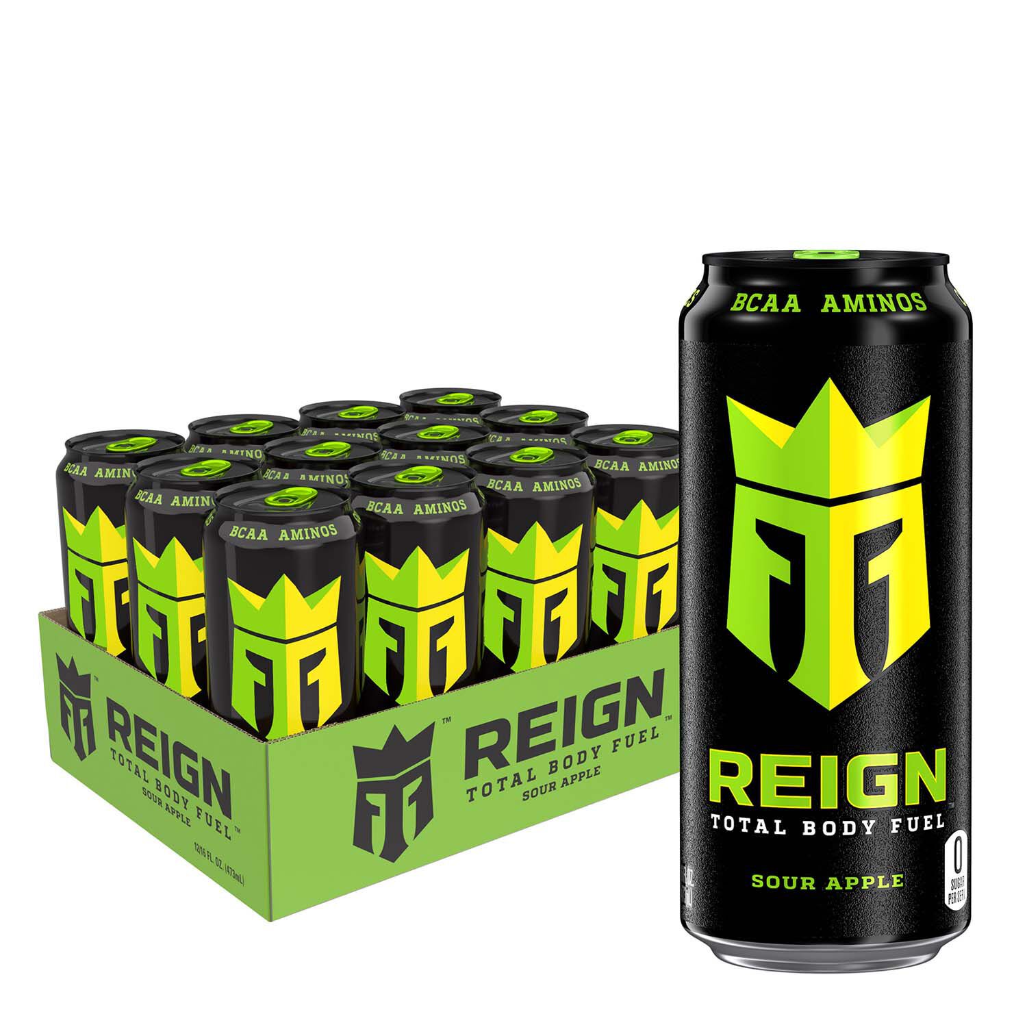 Reign Total Body Fuel Sour Apple Energy Drink Gnc Gnc