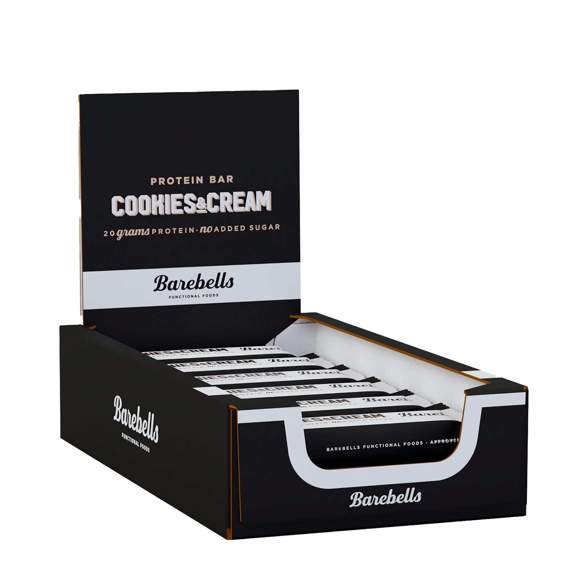 Protein Bar - Cookies &amp; Cream (12 Bars) Cookies &amp; Cream | GNC