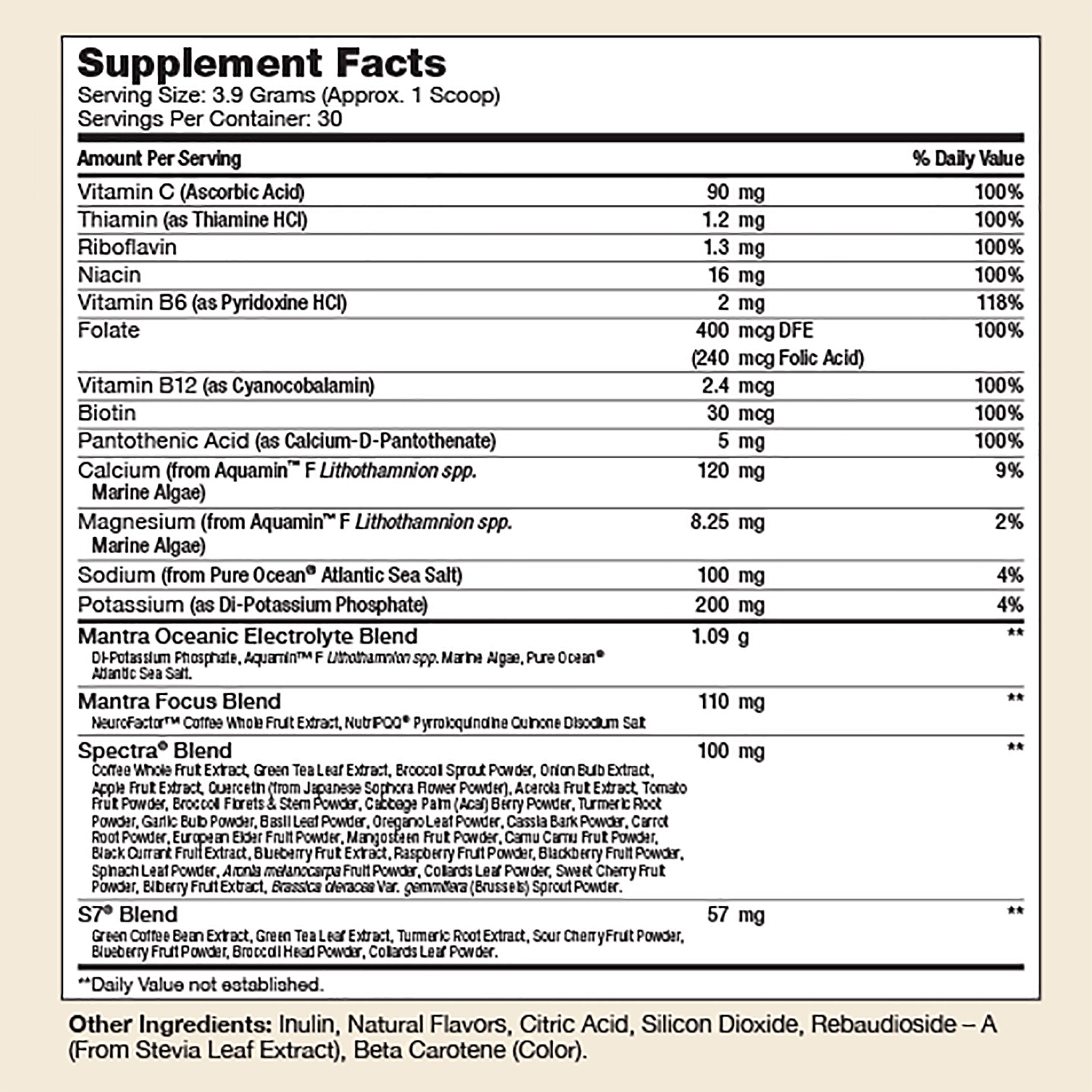 Mantra Rise - Citrus Coconut - 4.1 oz. (30 Servings)  | GNC