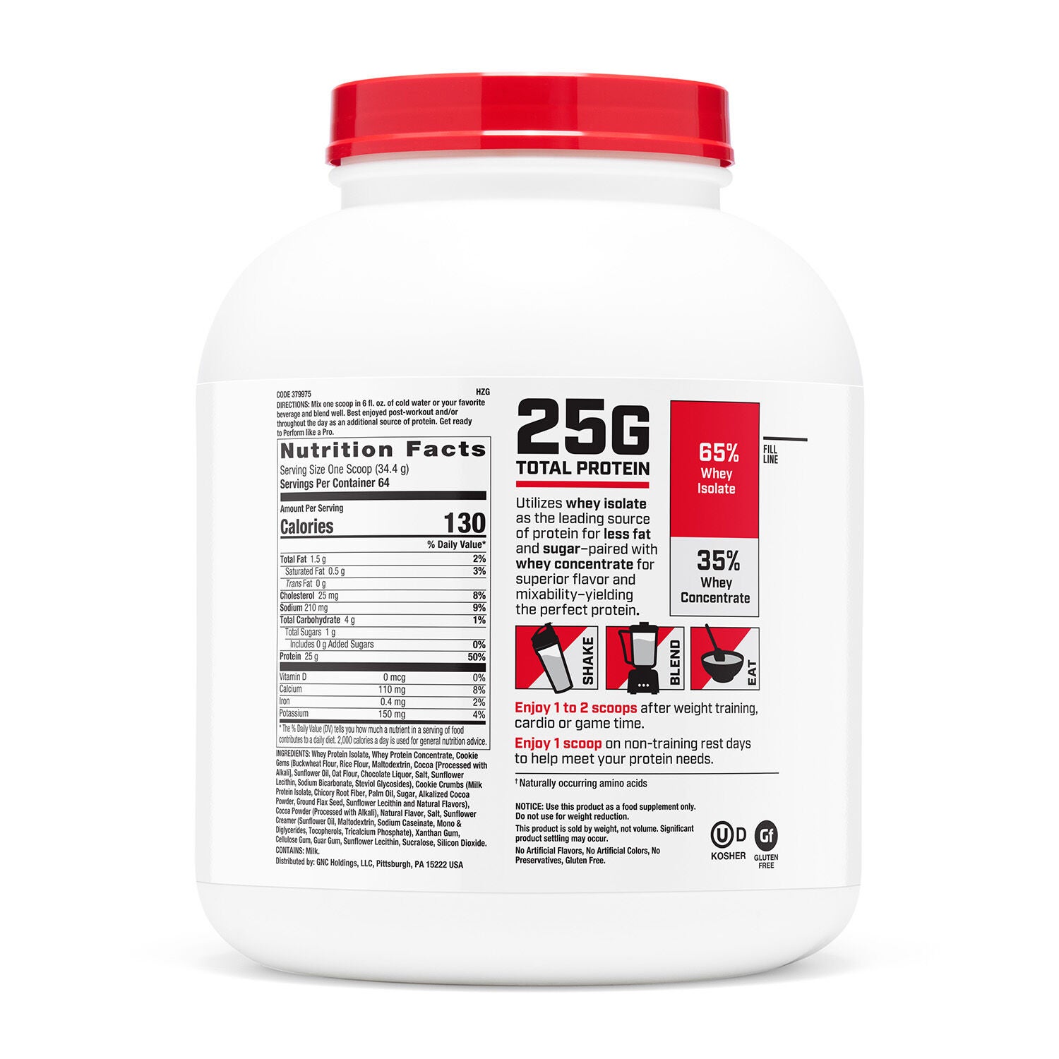 100% Whey 2.0 - Cookies & Cream (64 Servings)