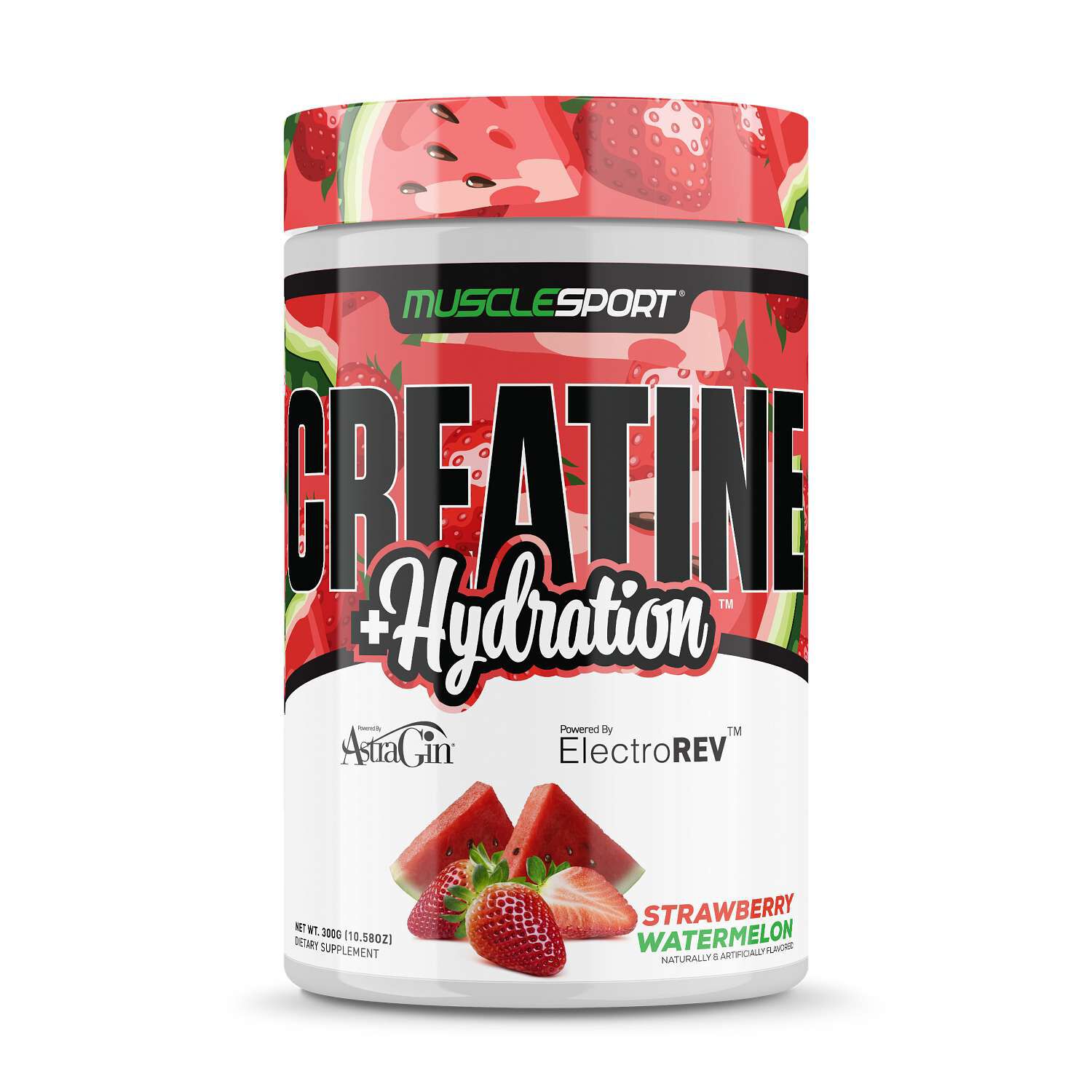 Creatine and Hydration - Strawberry Watermelon (60 Servings)