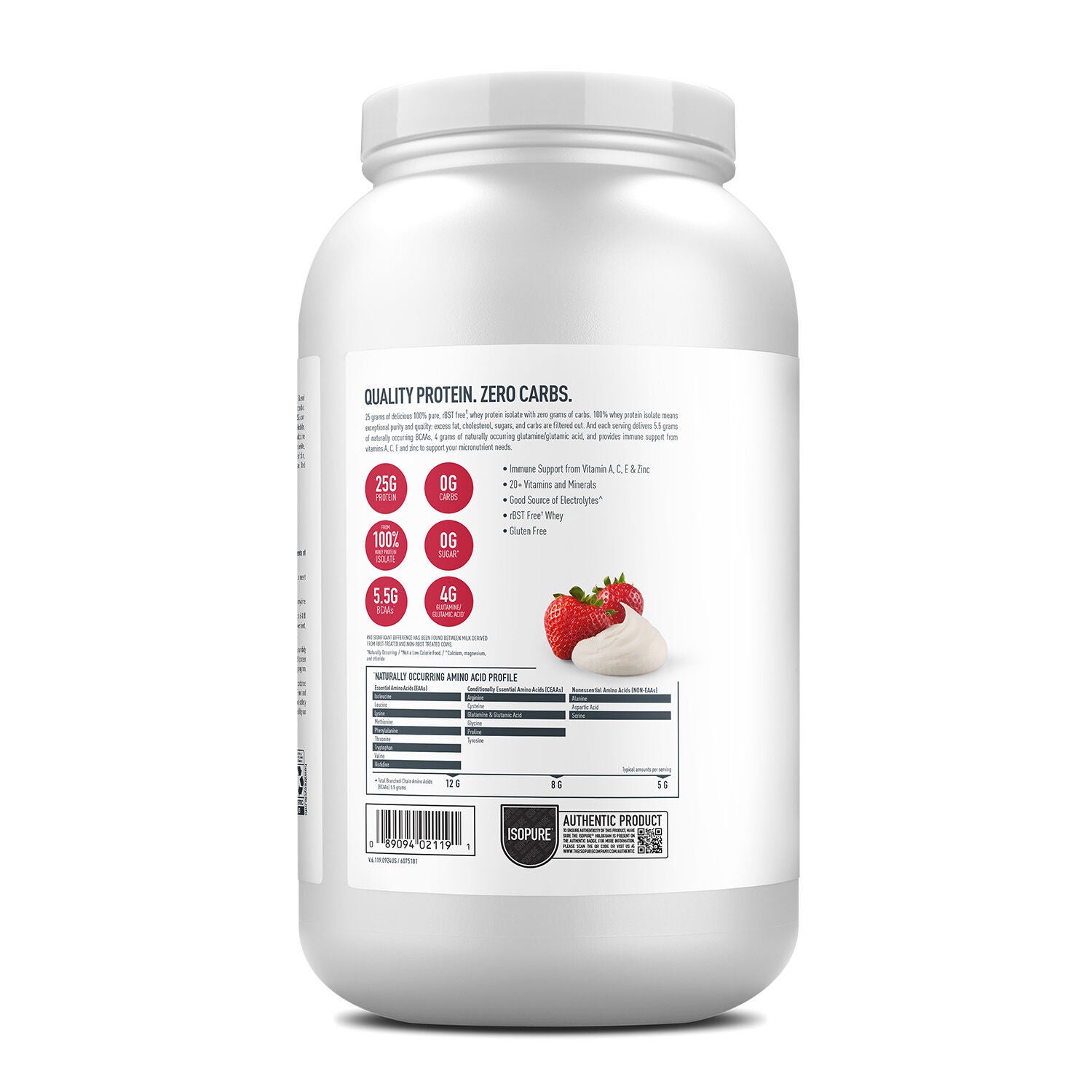 Protein Powder - Strawberries and Cream (44 Servings)