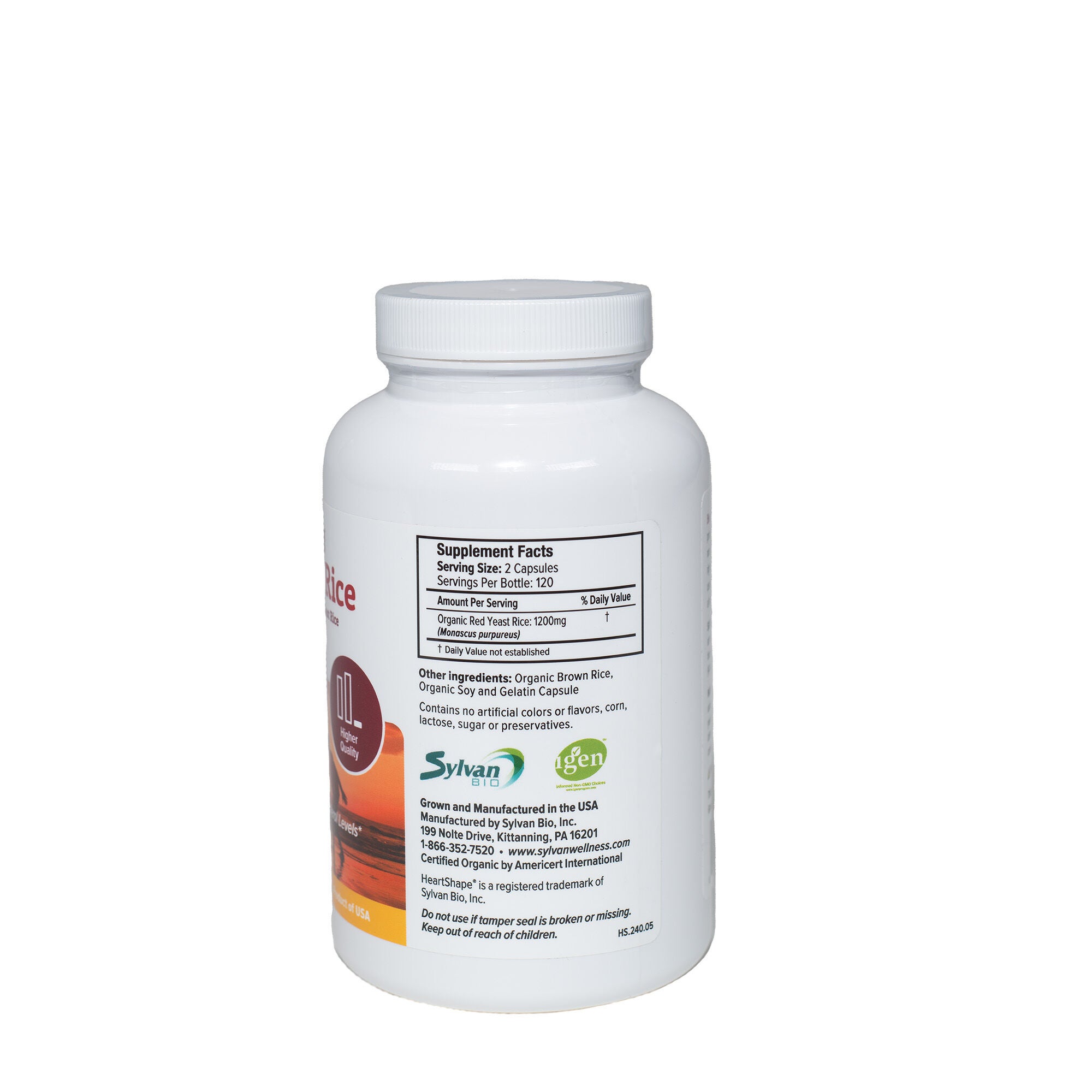 Red Yeast Rice - 240 Capsules (120 Servings)  | GNC