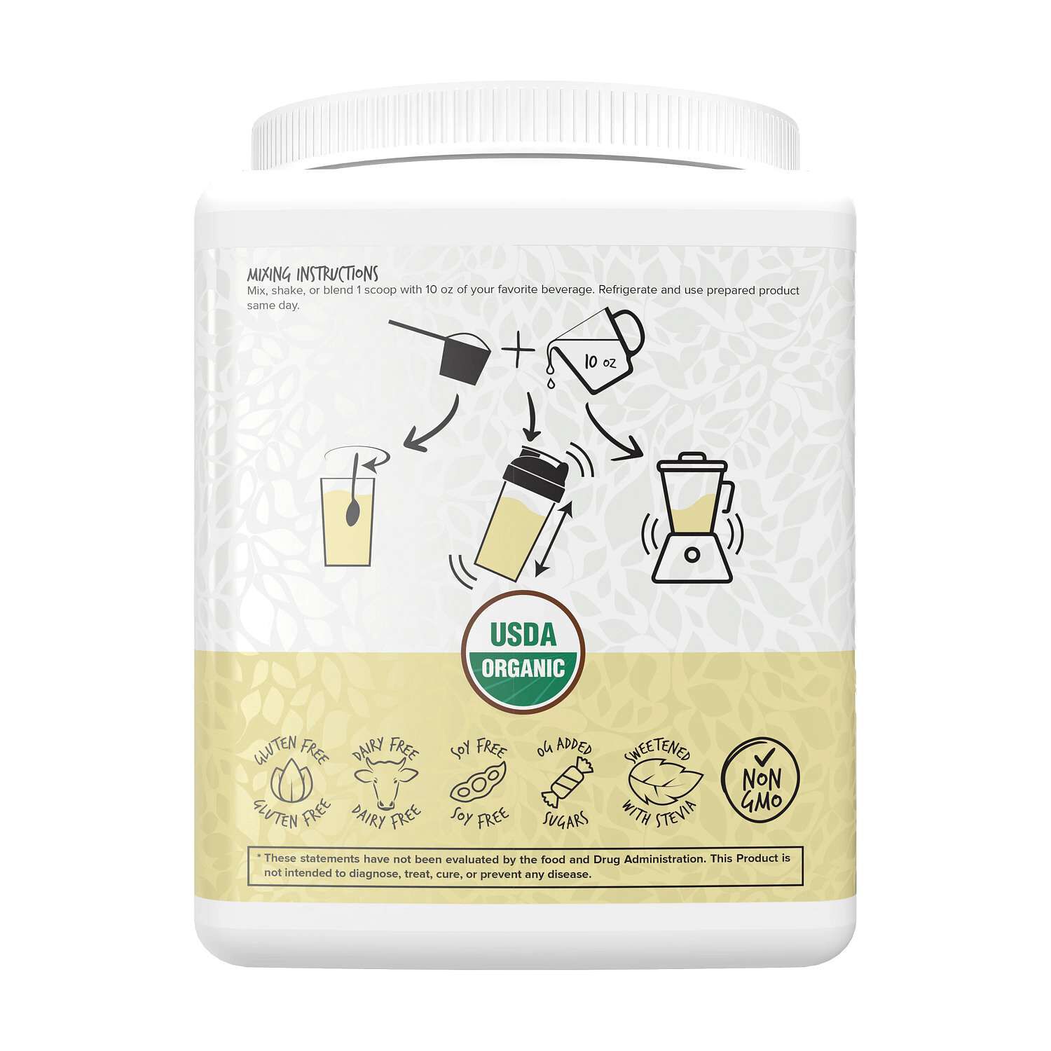 Vegan Plant Protein - Vanilla (15 Servings)  | GNC